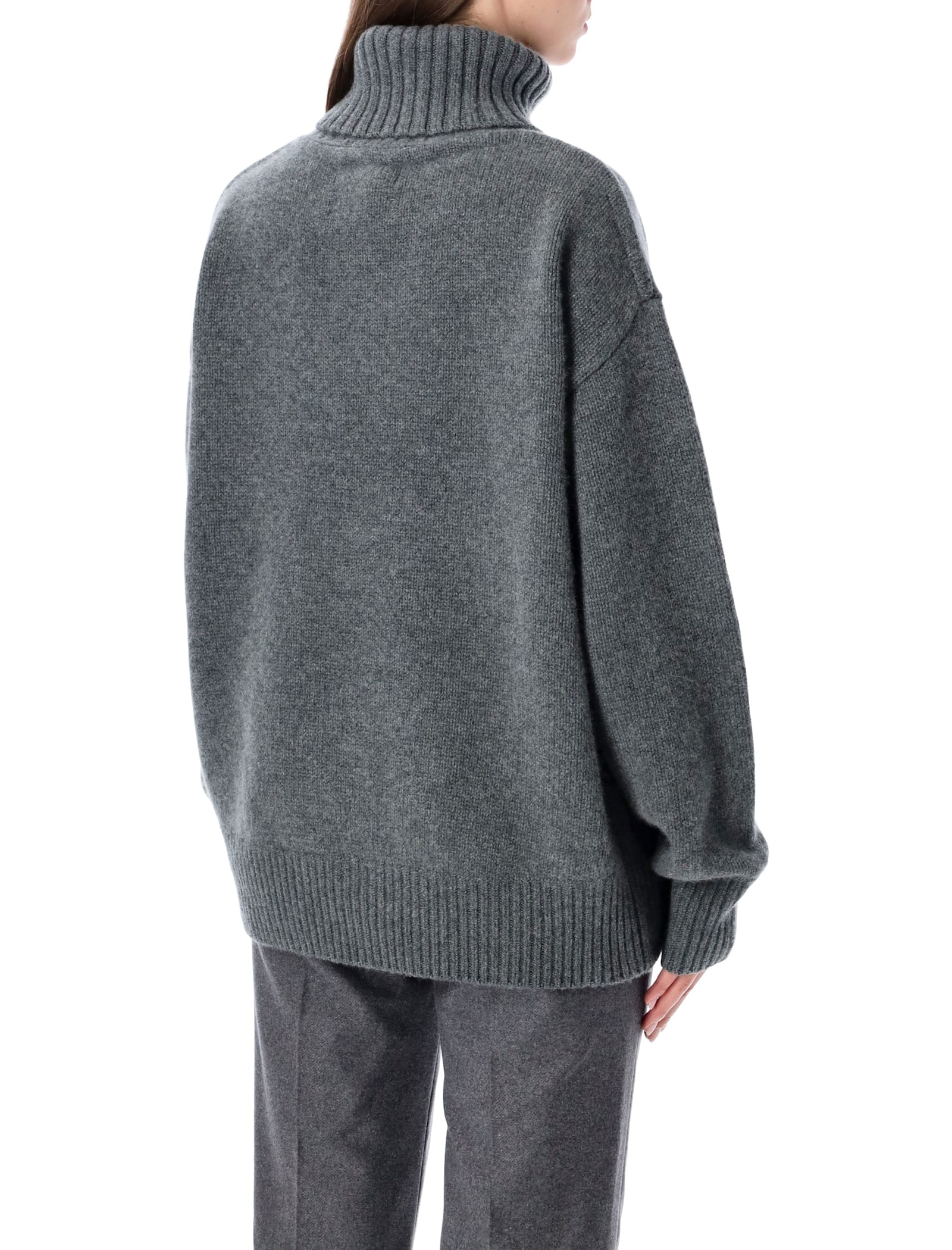 Extreme Cashmere Oversized Extra Sweater In Brown