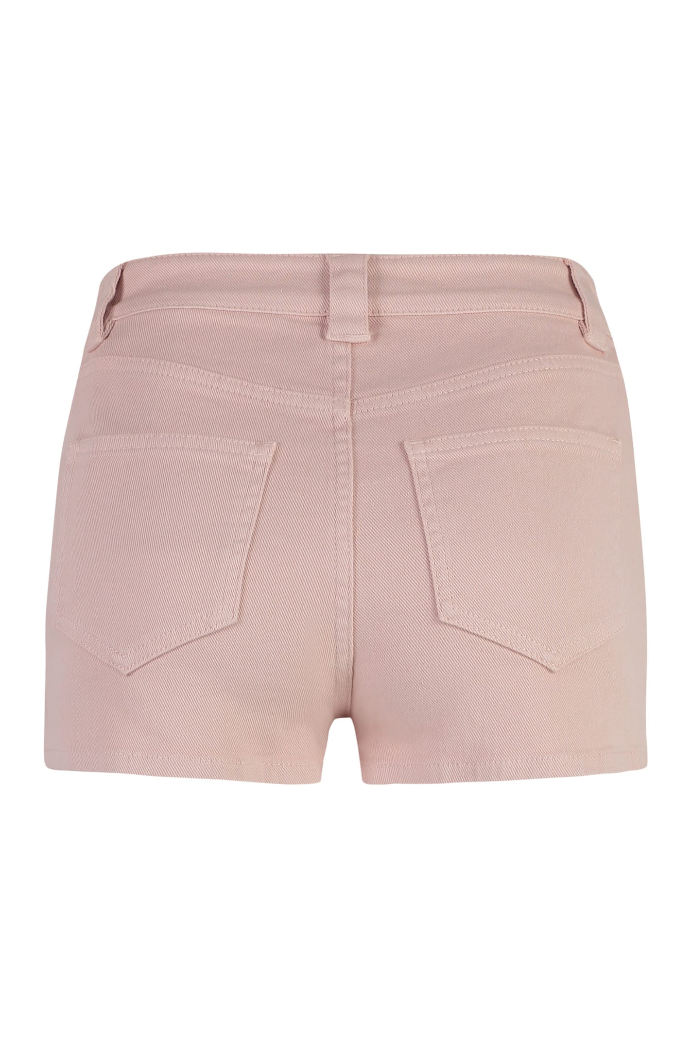 Shop Tom Ford Stretch Cotton Shorts In Pink