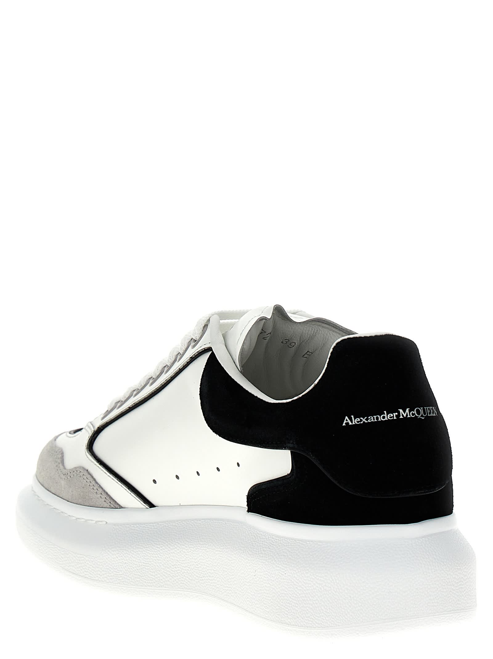 Shop Alexander Mcqueen Larry Sneakers In White/black