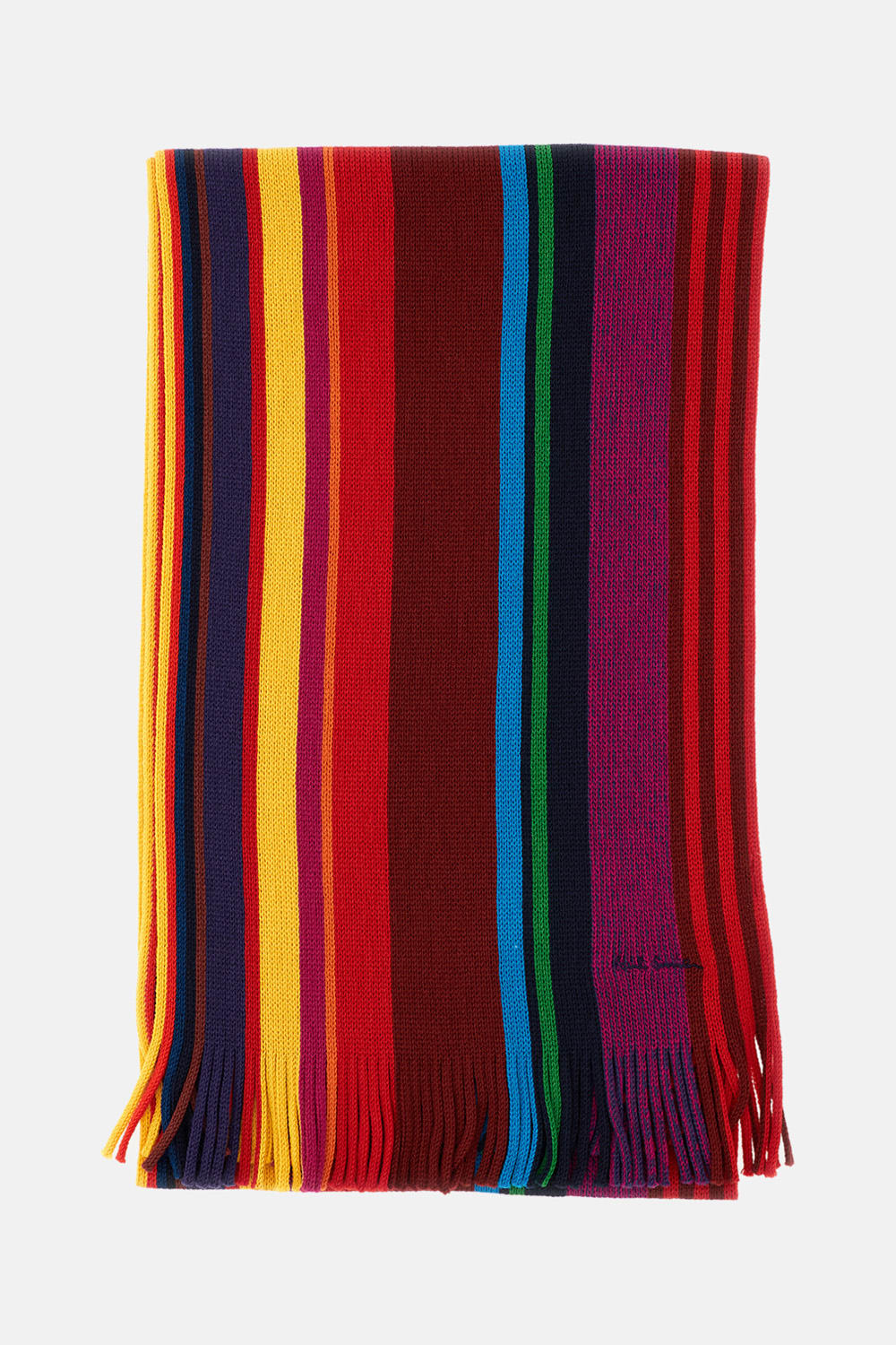 Paul Smith Signature-stripe Wool Scarf In Multi