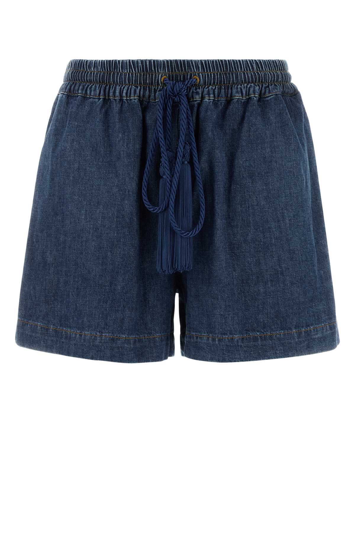 Valentino Denim Shorts