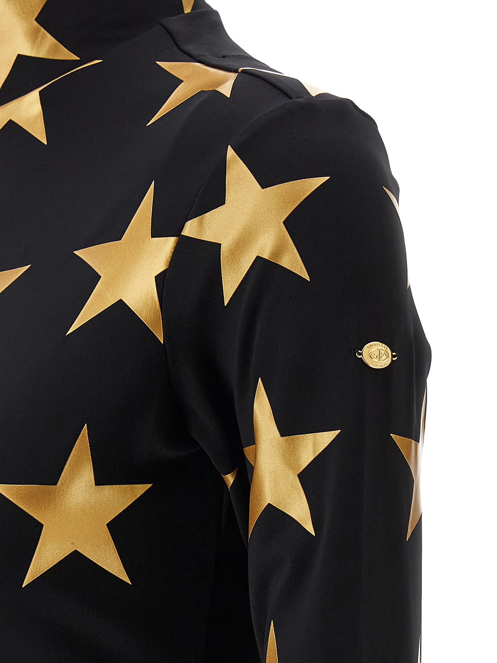 Goldbergh Lunaria Technical Jersey In Gold