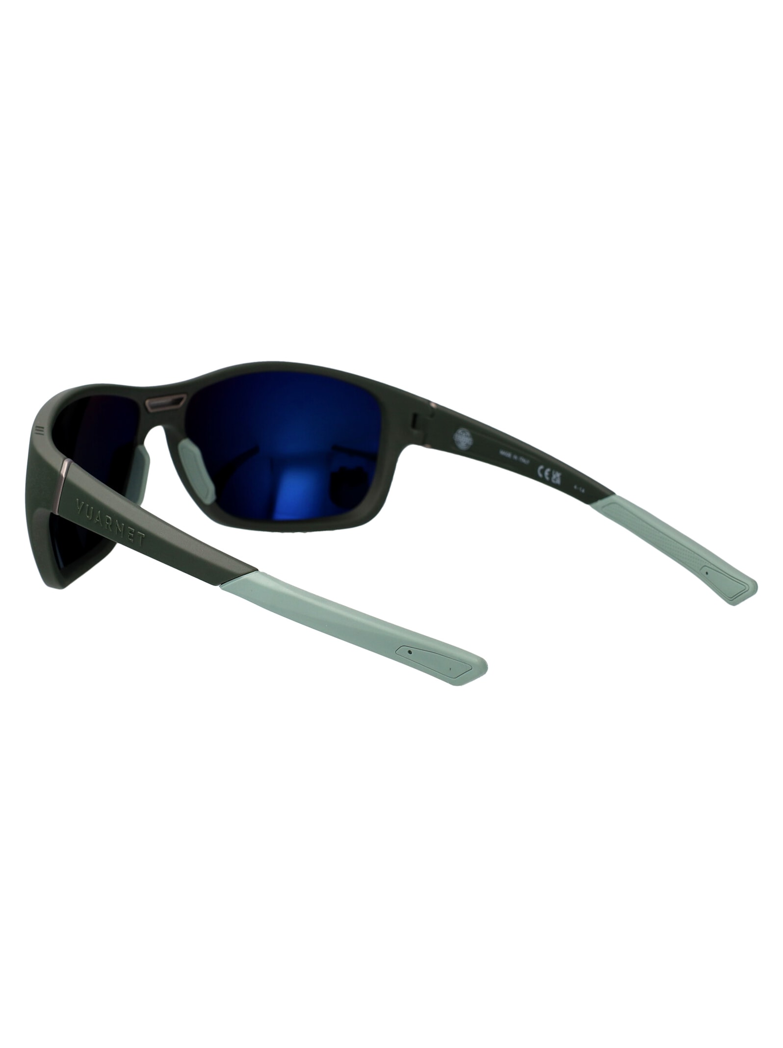 Vuarnet Squared Sunglasses Vu40021 U 97 D In Matte Green Grey