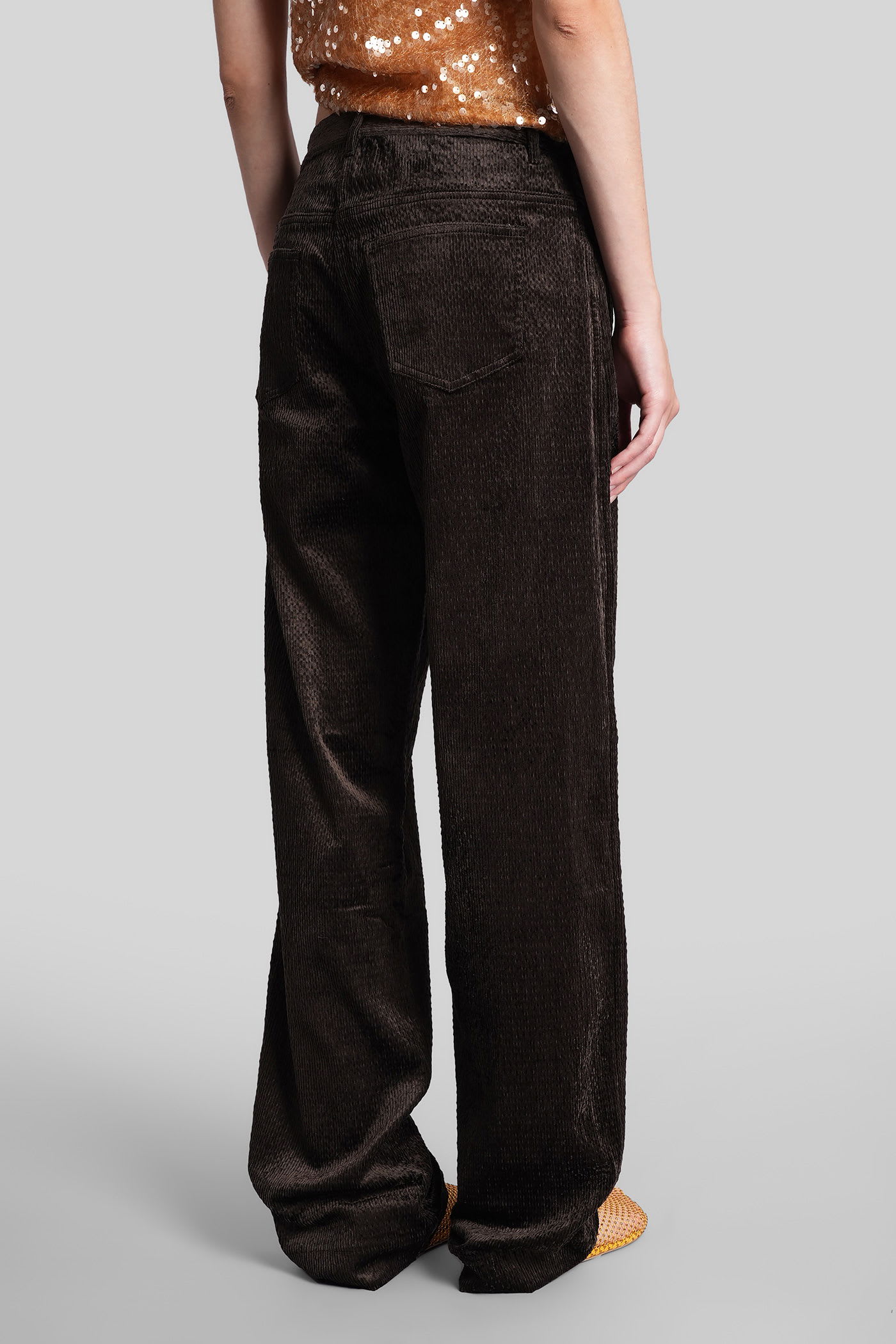 Christopher Esber Pants In Brown Cotton In Brown