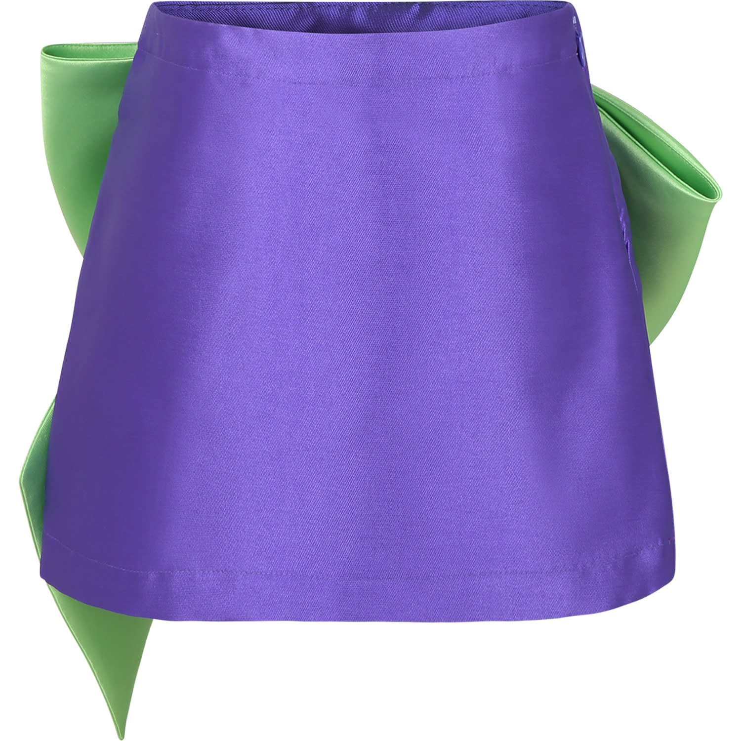 DOUUOD PURPLE SKIRT FOR GIRL WITH BOW