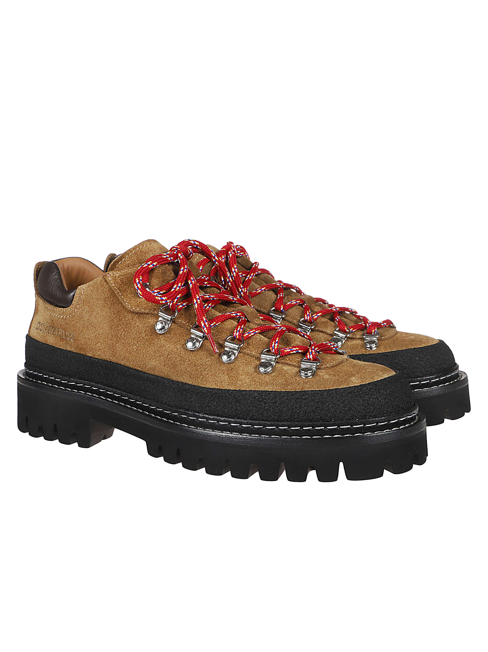 Shop Dsquared2 Canadian Low Hiking Boots In Cammello