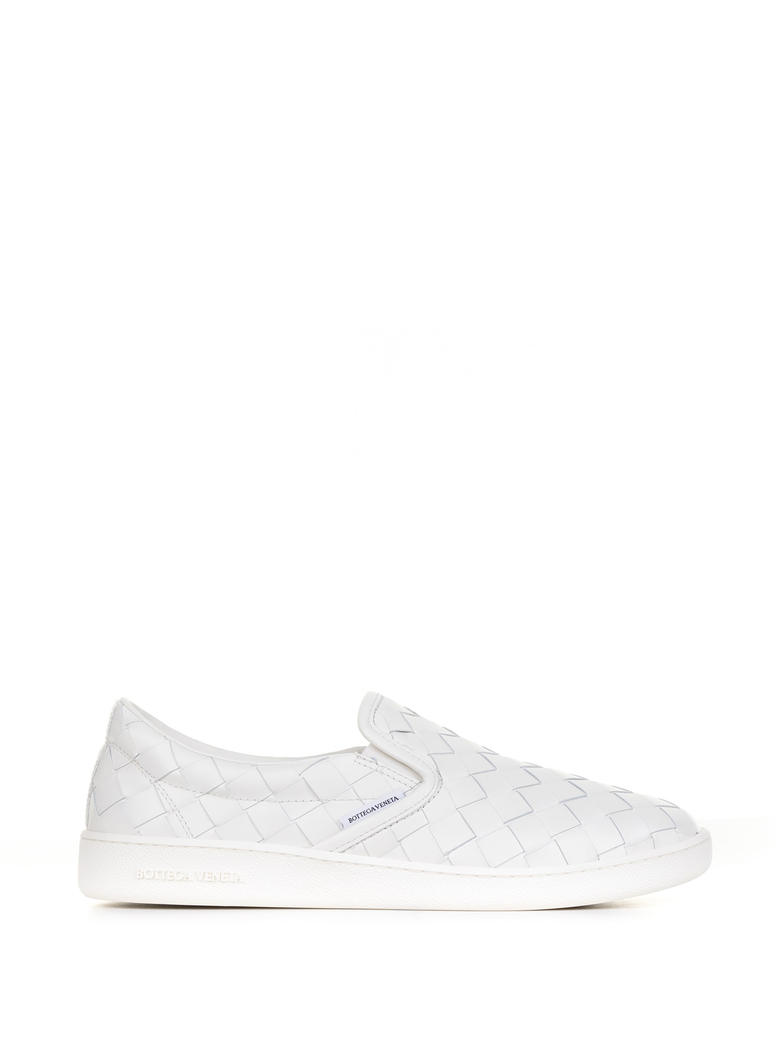 Shop Bottega Veneta Sneakers In White