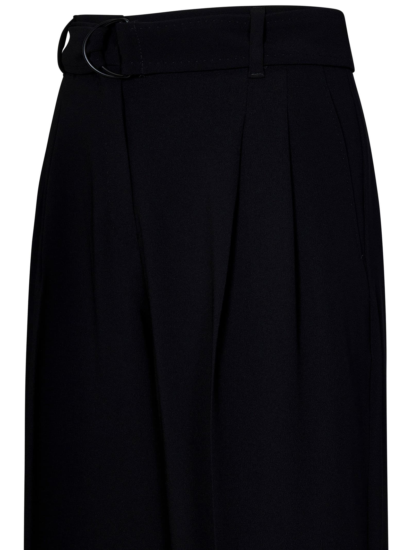 Shop Max Mara Maxmara Studio Latina Trousers In Black