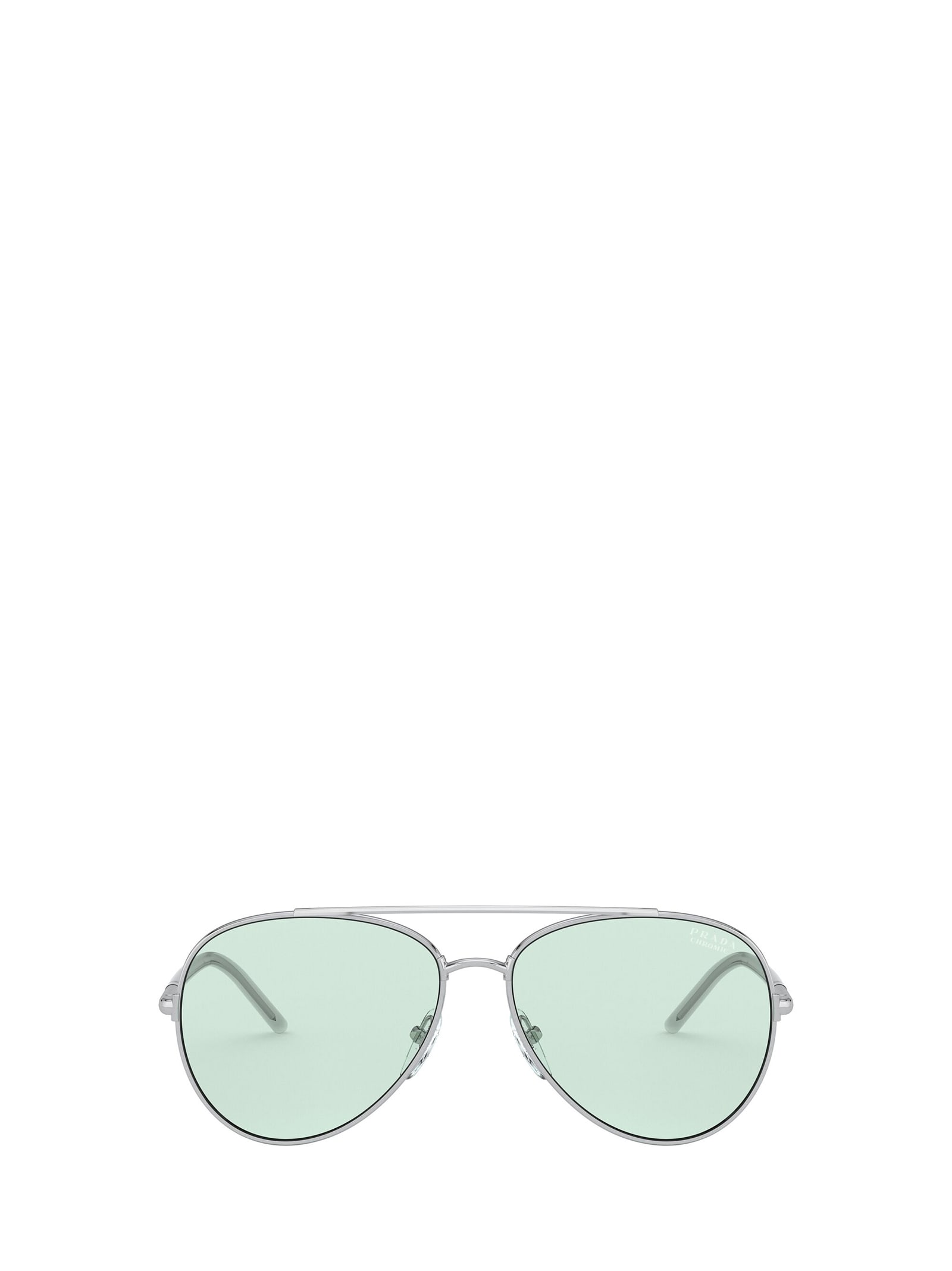 Prada Prada Pr 66xs Silver Sunglasses