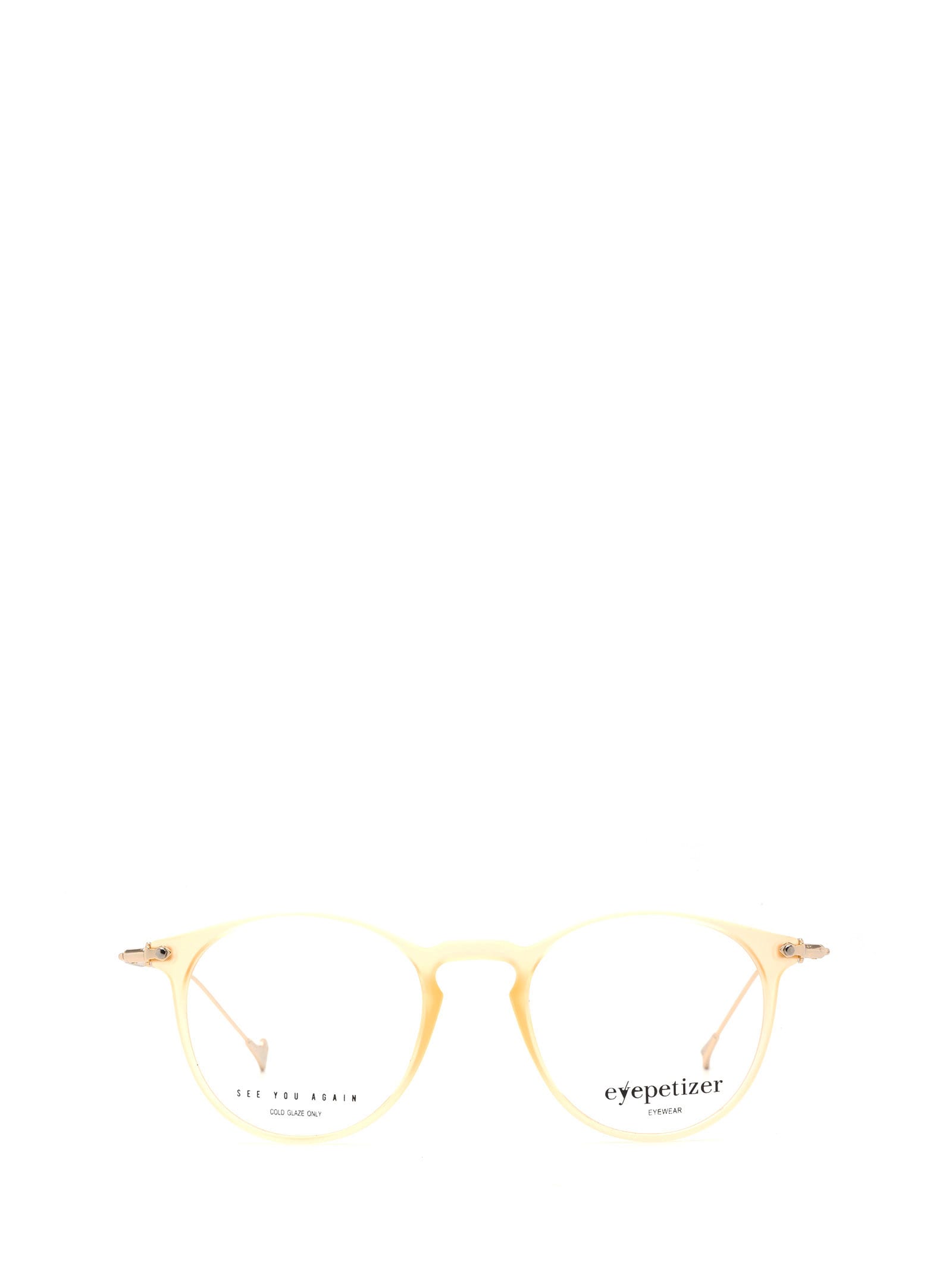 Shop Eyepetizer Wilson Optical Matte Honey Glasses