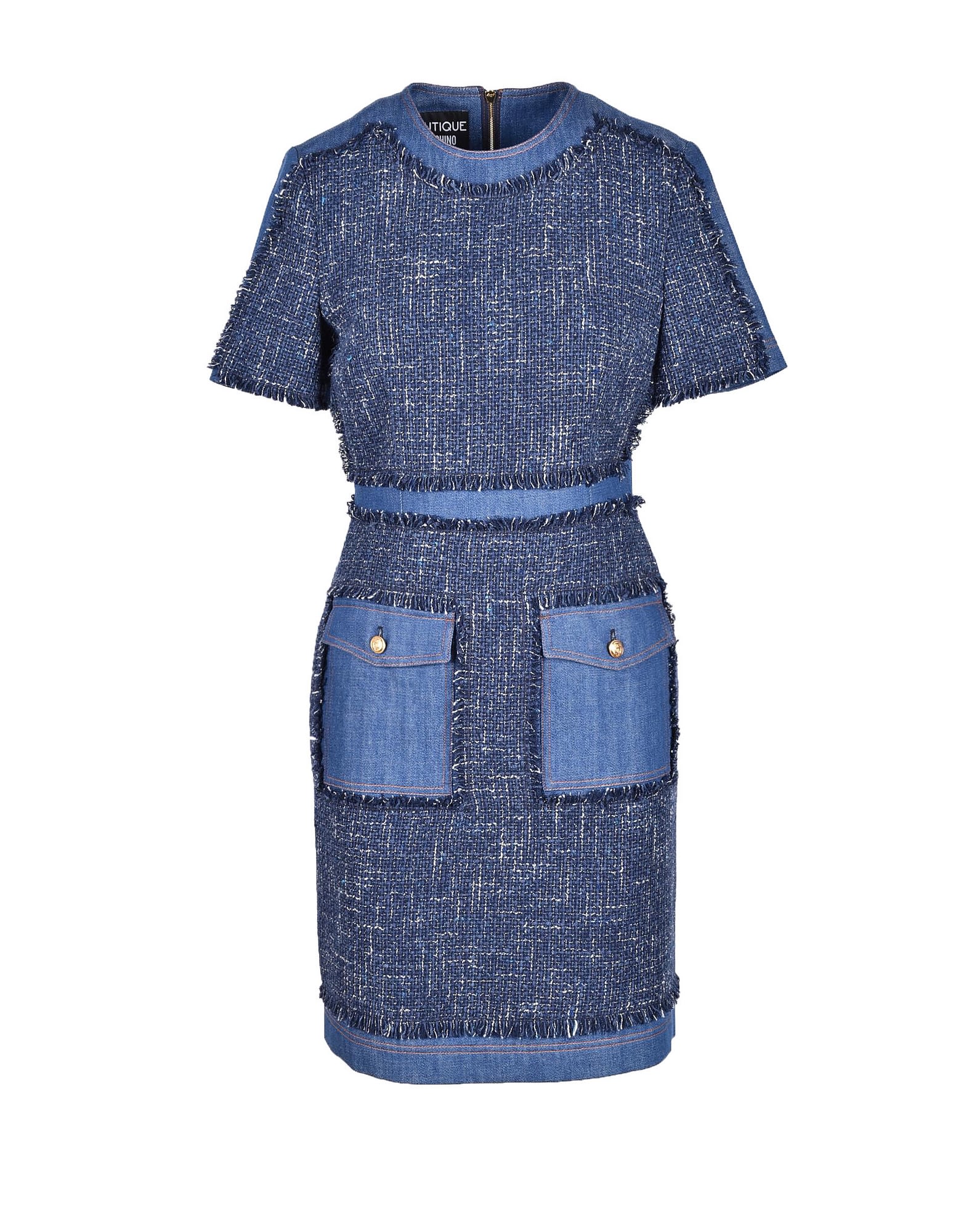 Moschino Womens Denim Blue Dress