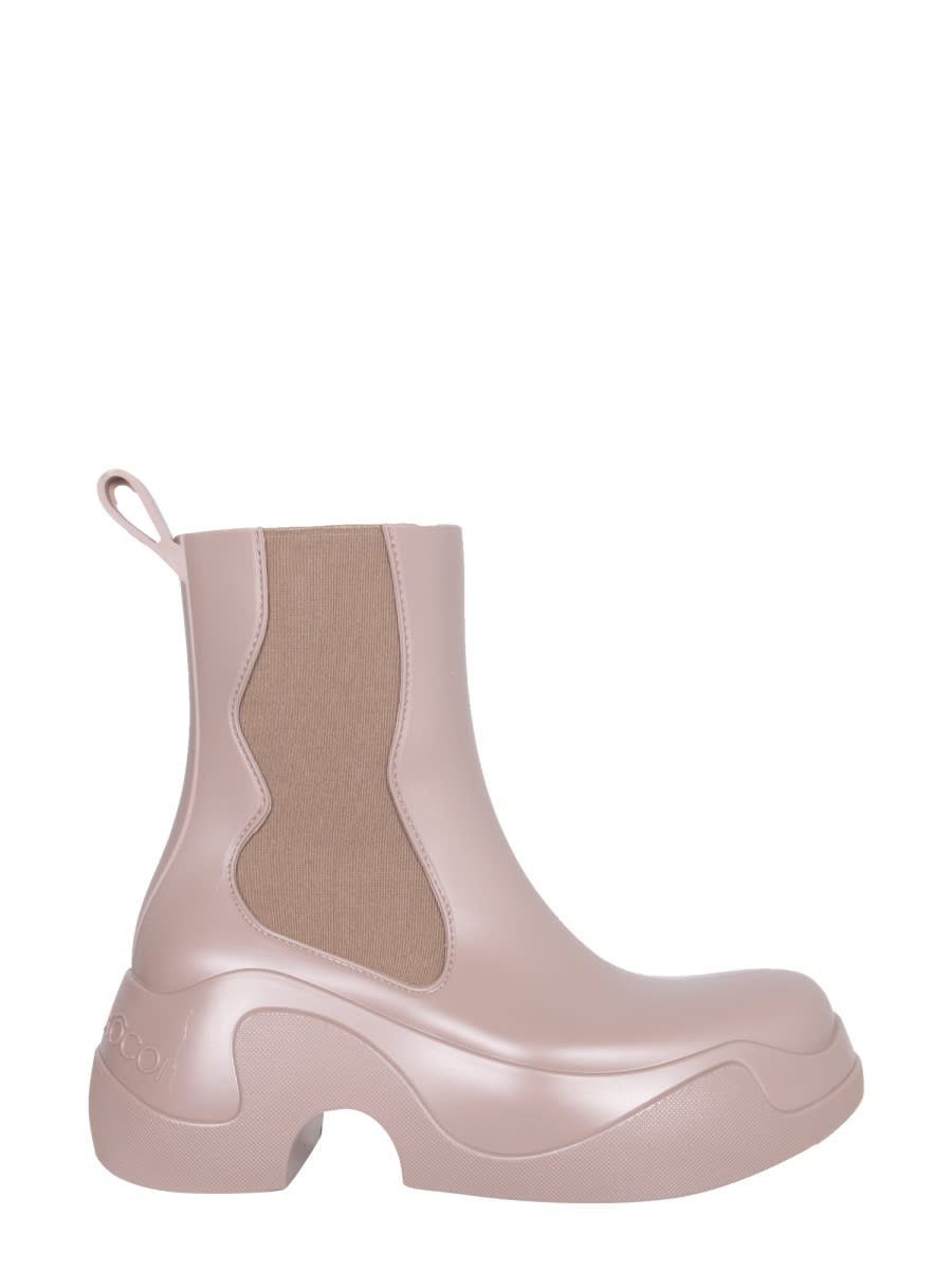 Shop Xocoi Recycled Pvc Boots In Brown