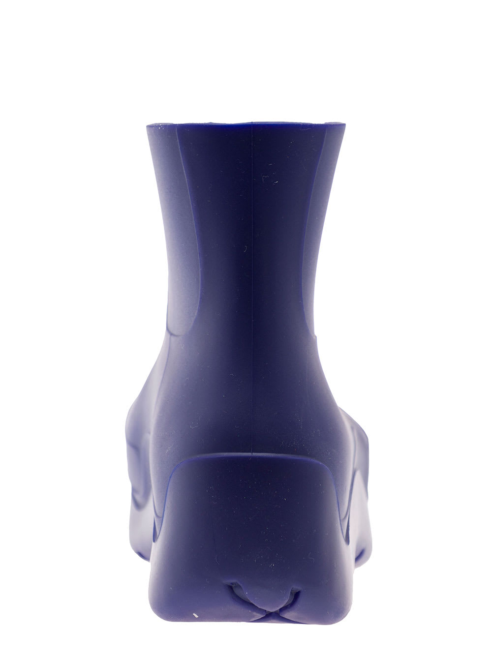 Shop Bottega Veneta Puddle Blue Boots With Chunky Platform And Matte Finish In Rubber Woman In Violet