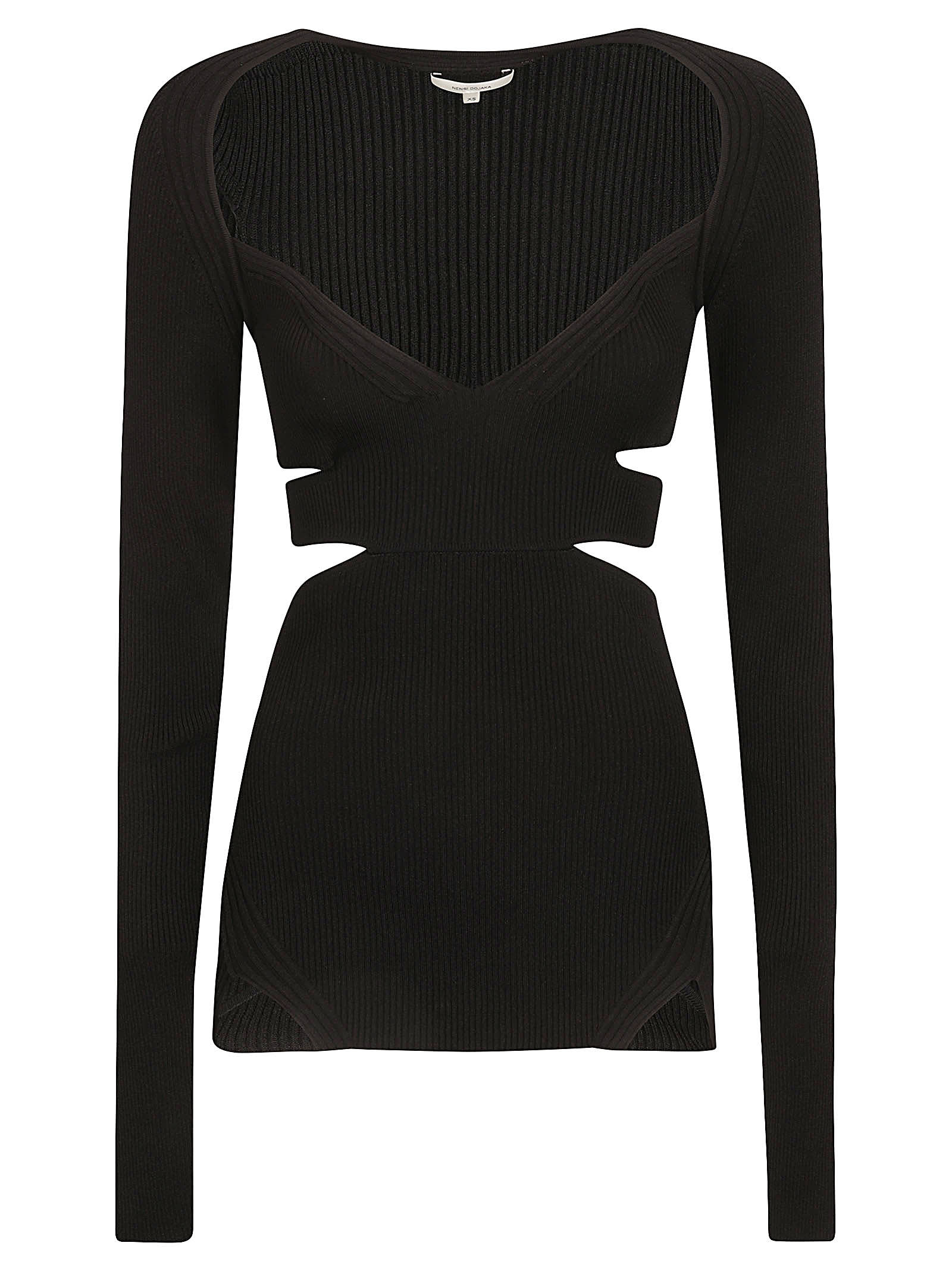 Cut-out Detail Longsleeved Knit Top