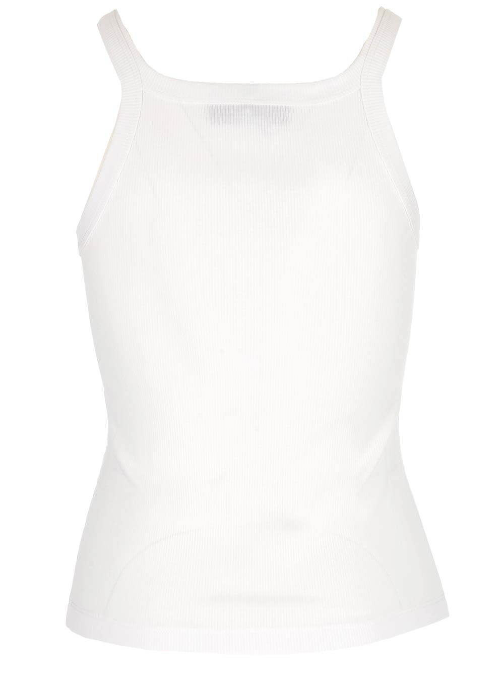 Shop Fendi Sleeveless Top In White