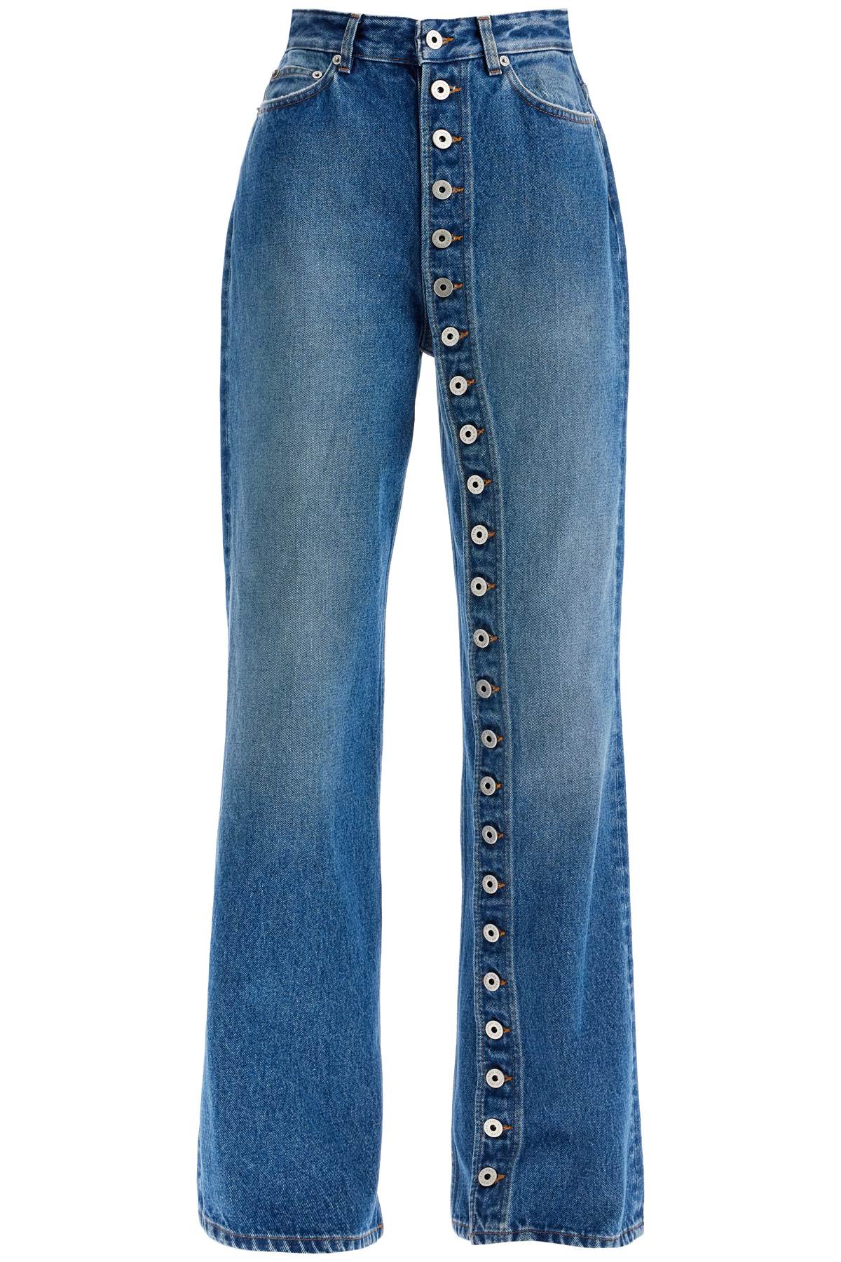 Shop Jean Paul Gaultier High-end Denim Jeans In Vintageblue (blue)