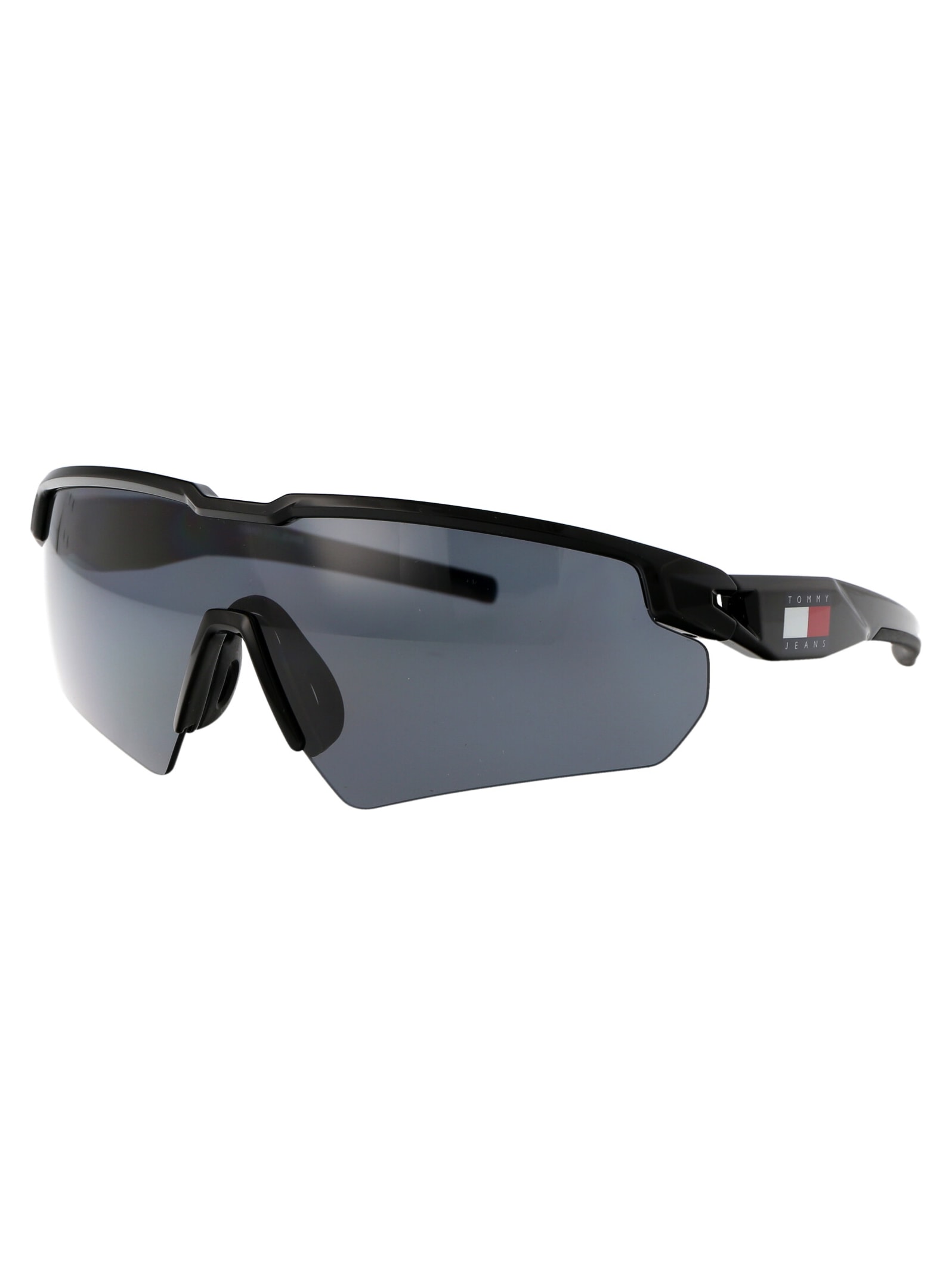 Shop Tommy Hilfiger Tj 0098/s Sunglasses In 807ir Black
