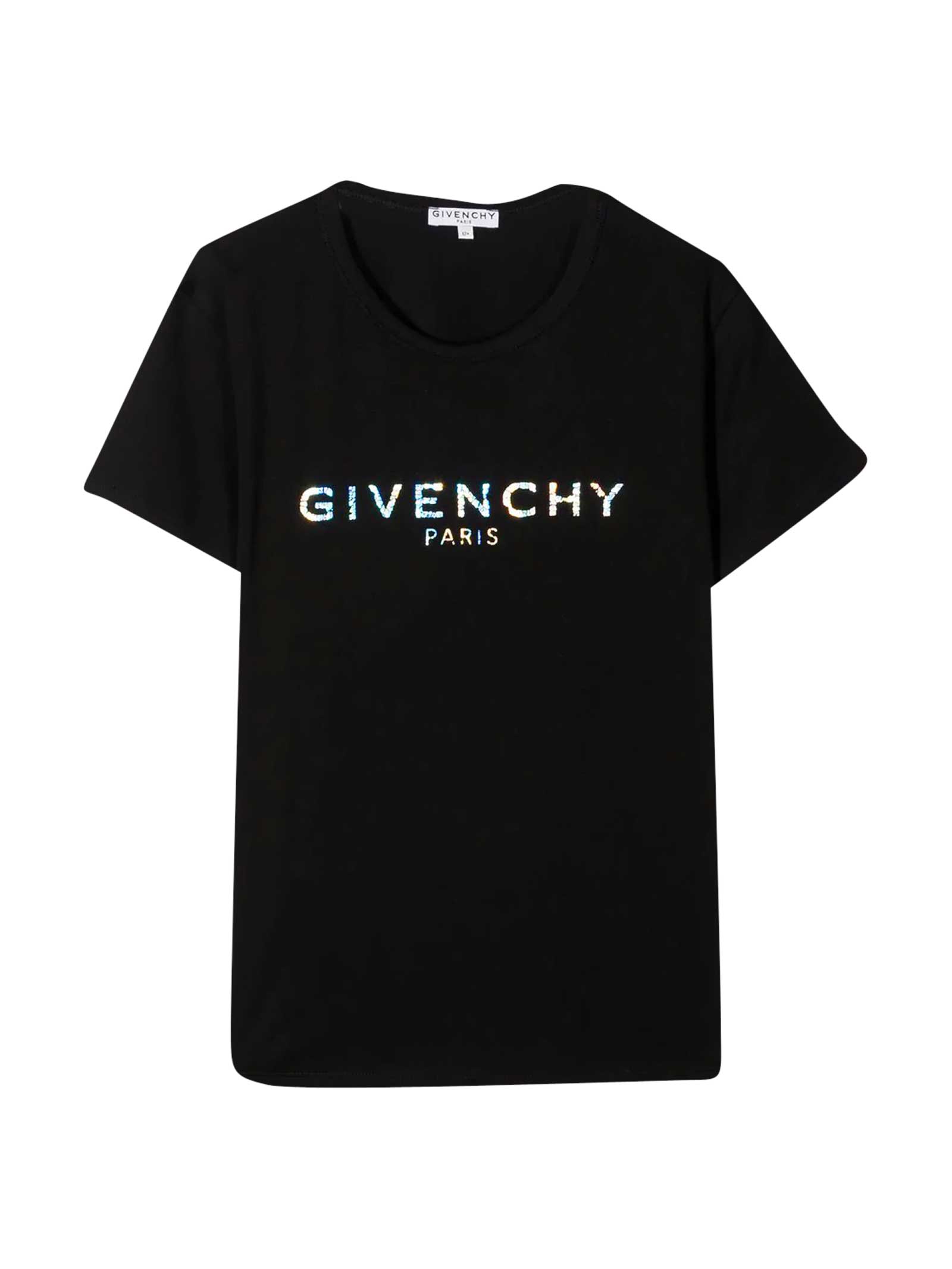 GIVENCHY T-SHIRT WITH PRINT,H15199 09B