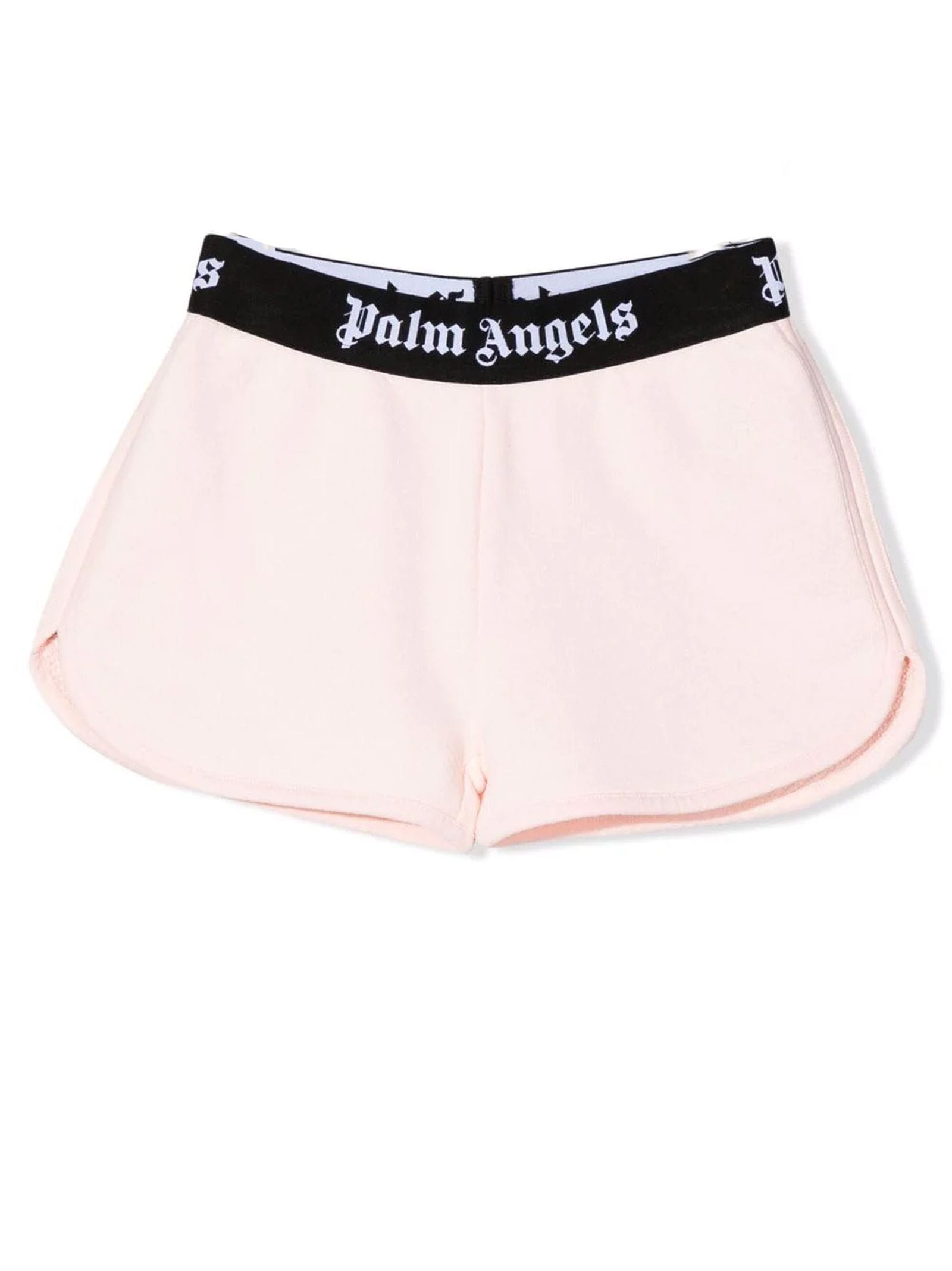 Palm Angels Pink Cotton Shorts