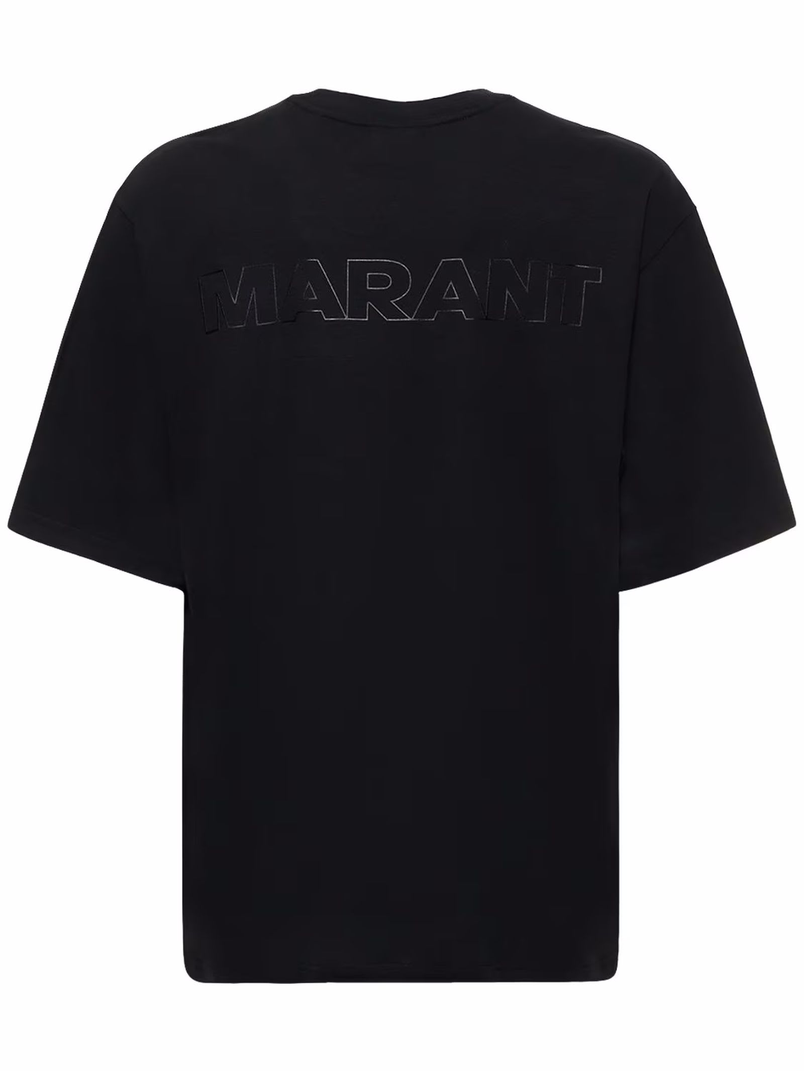 Shop Isabel Marant Black Cotton T-shirt
