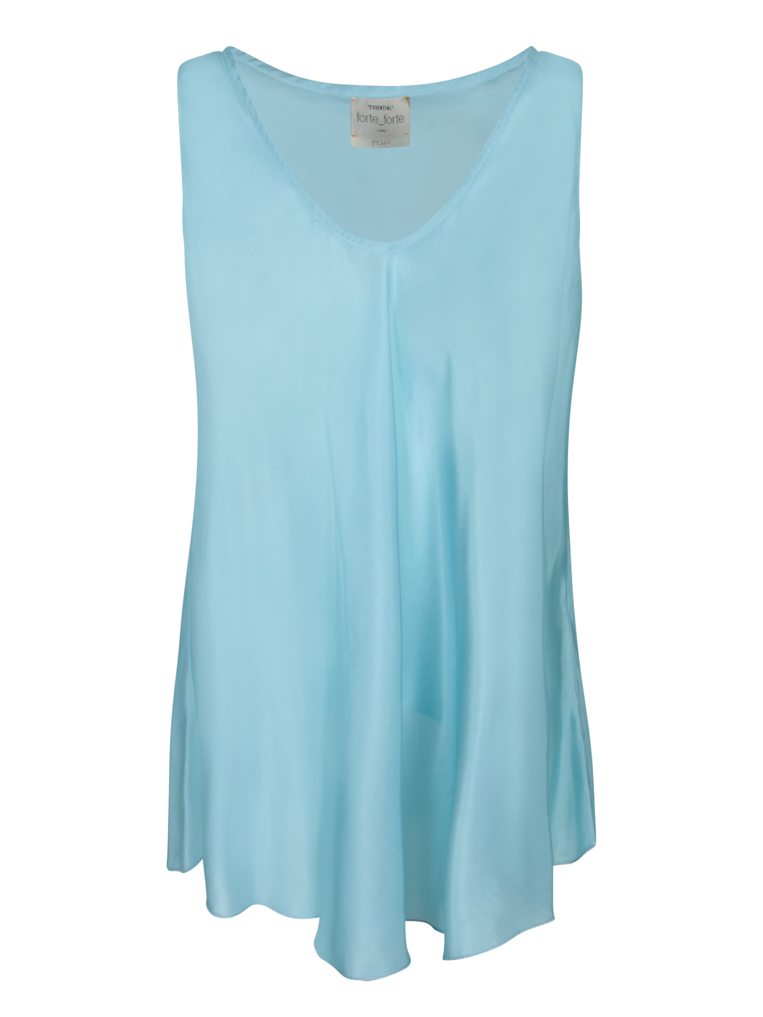 FORTE FORTE HABOTAI SILK TOP IN AQUA