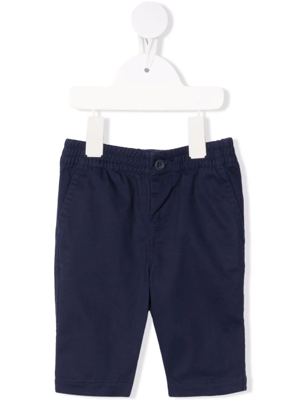 Ralph Lauren Babies' Navy Blue Stretch Chino Polo Prepster Trousers In Blu Navy