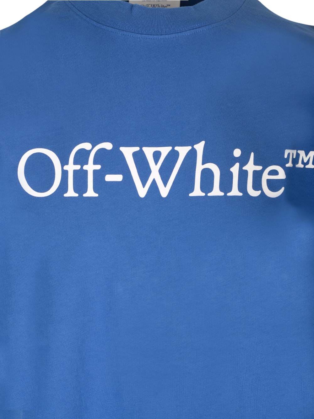 Shop Off-white Skate T-shirt In Light Blue