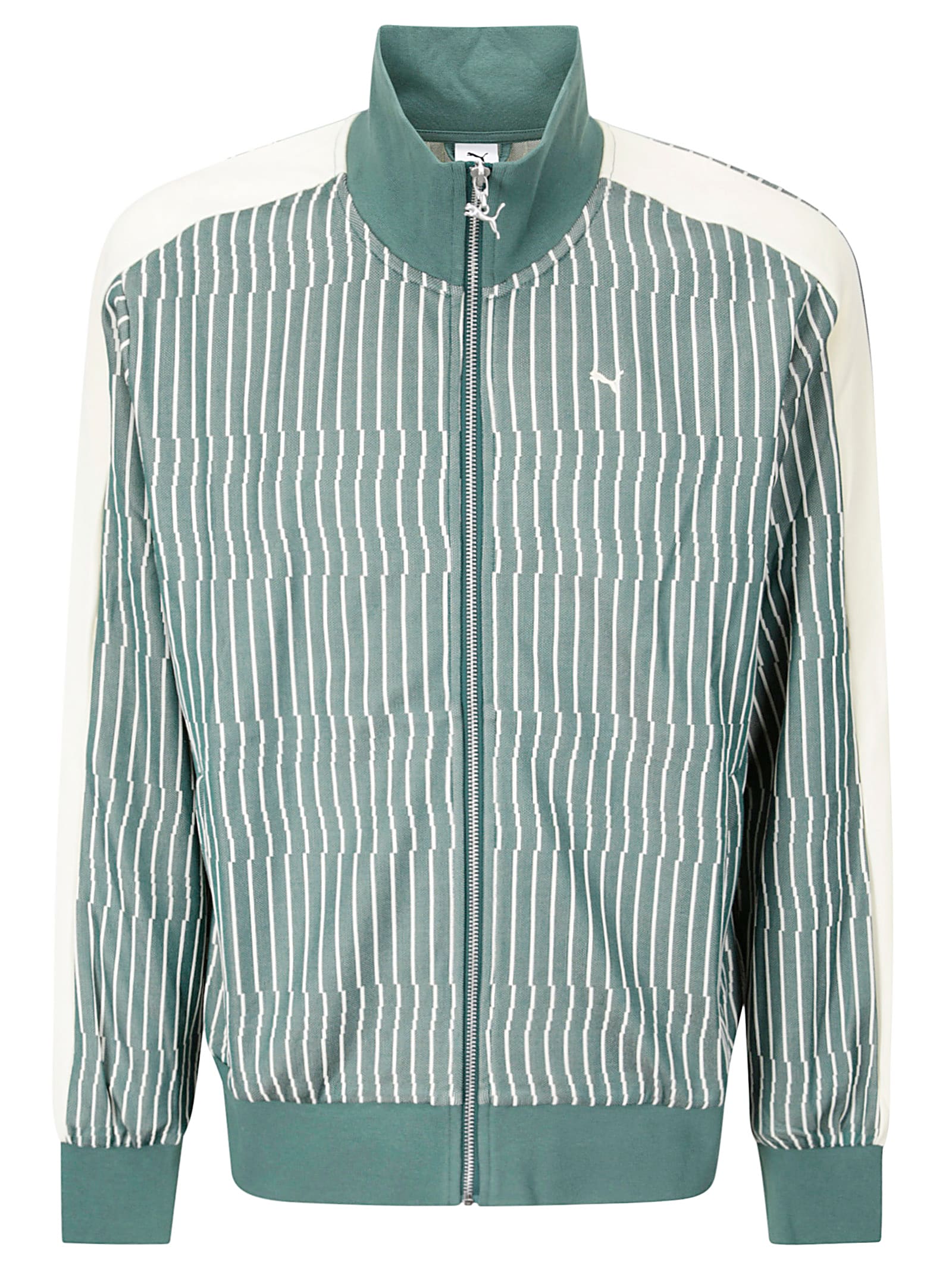 Puma The Players Lane T7 Track Jacket In Green