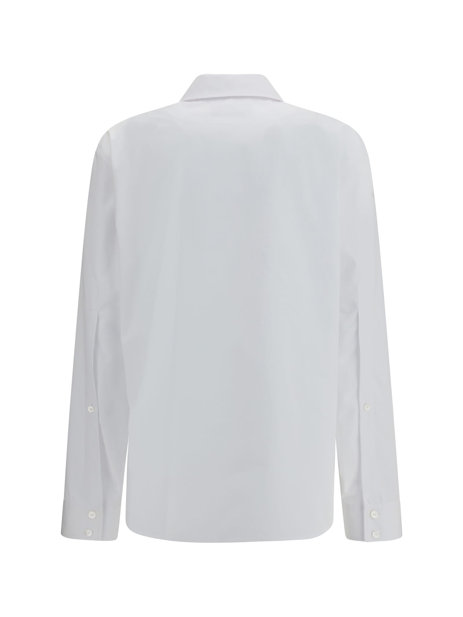 Gucci Shirt With Horsebit In White