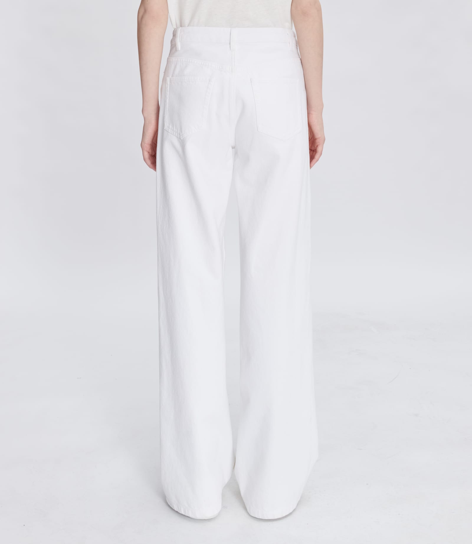 Apc Straight Jeans Pants In Aab Blanc