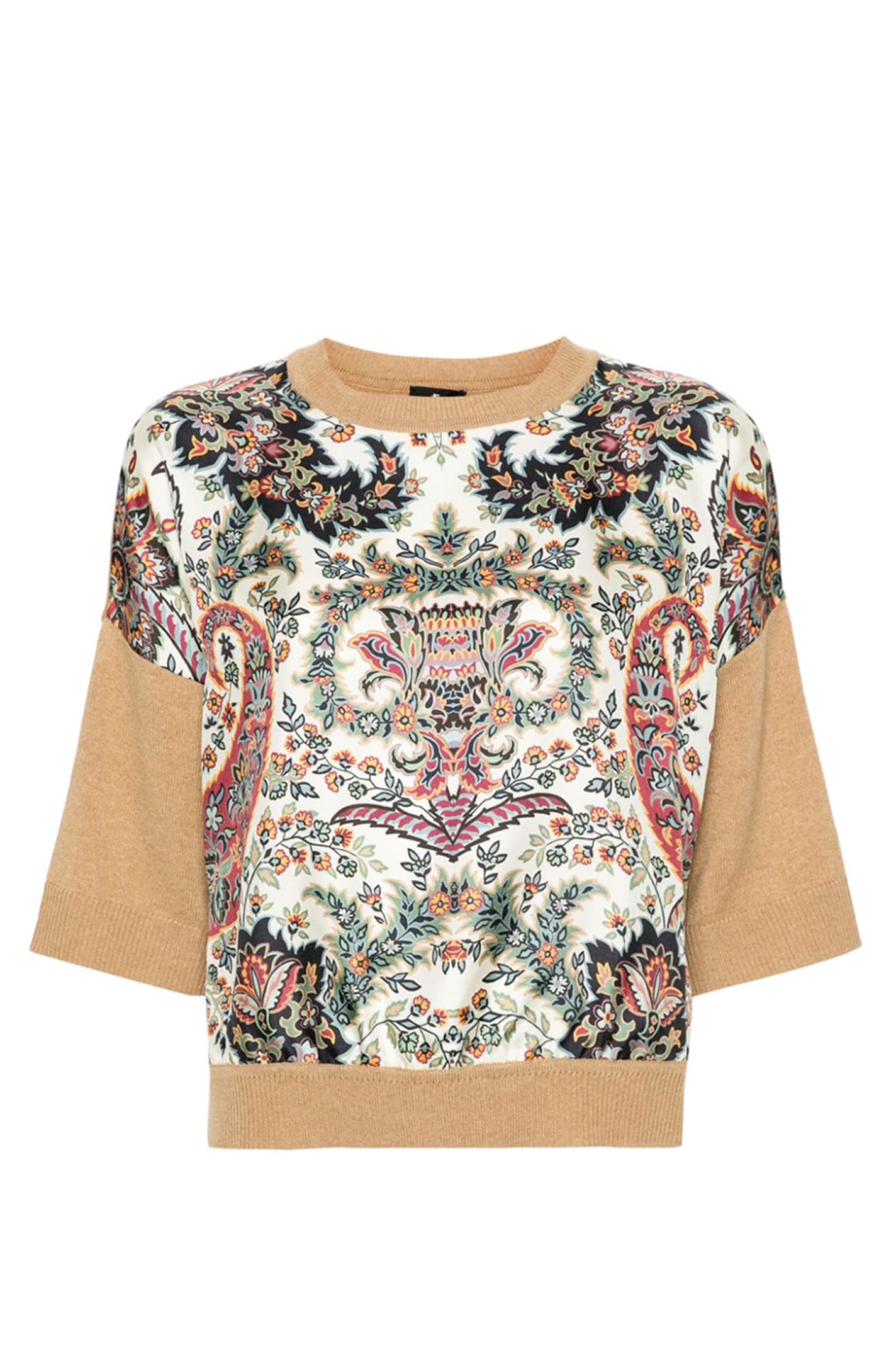 Shop Etro Sweater In Beige