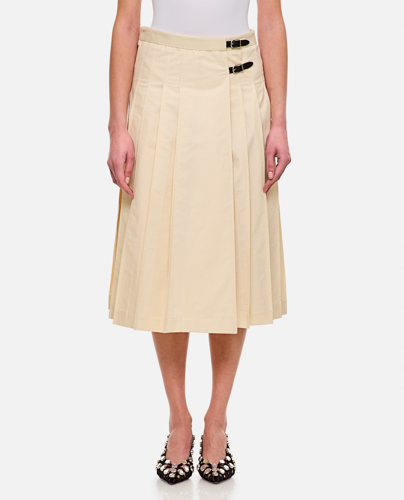 Pleated Midi Kilt