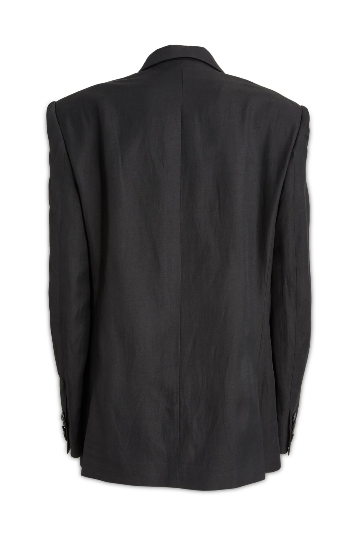 Stella Mccartney Double-breasted Wool Blazer In 1000