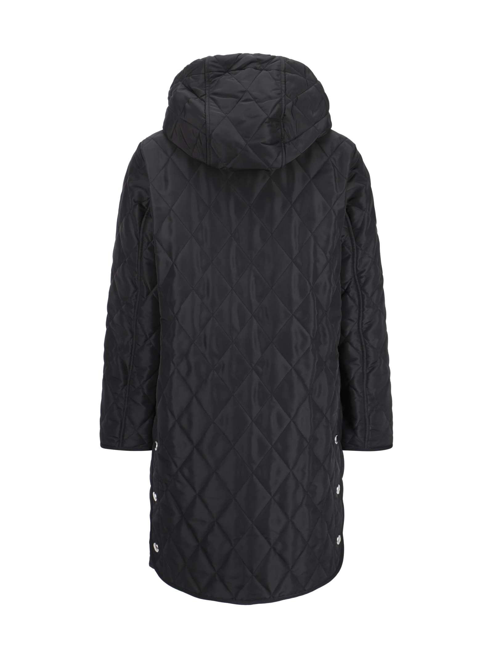 Shop Burberry Quilts Down Jacket In Black