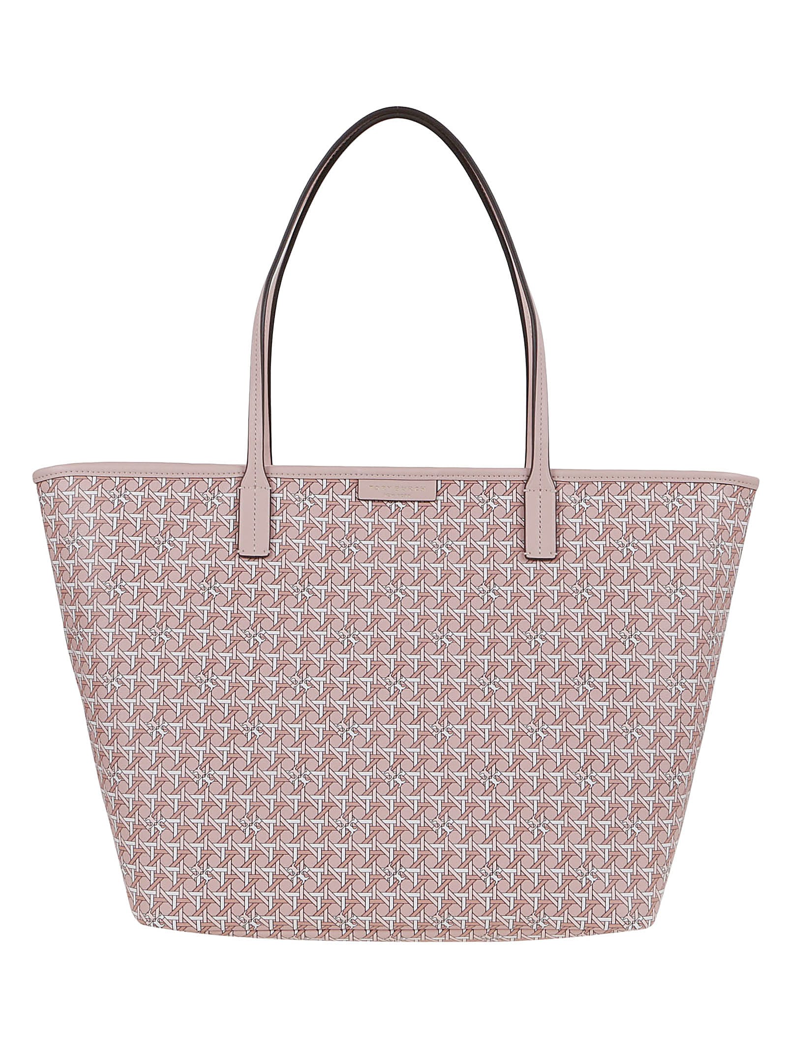 Tory Burch Coated Canvas Zip Tote - Winter Peach - Monkee's of the Pines
