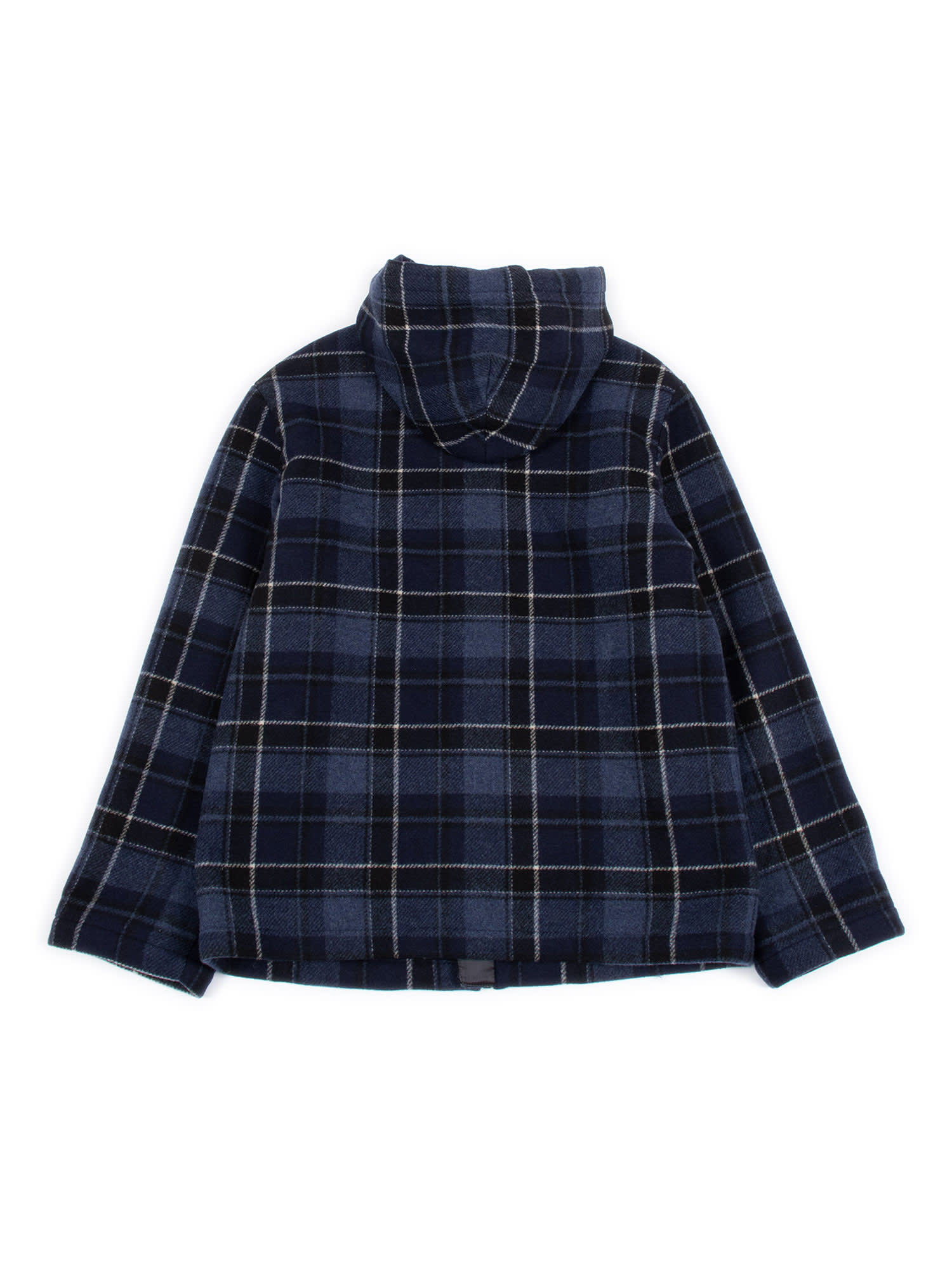 Dolce & Gabbana Check-pattern Hooded Jacket In Multi