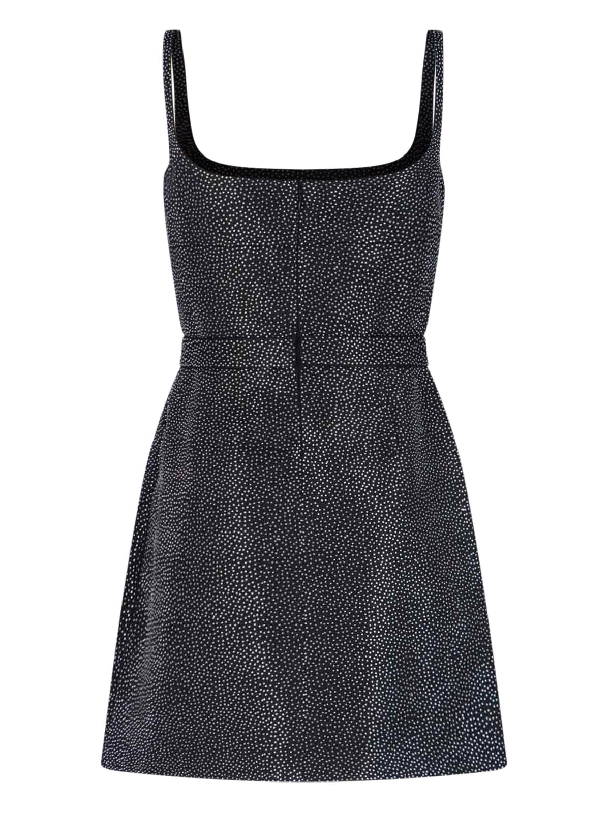 Shop Marc Jacobs Studs Mini Dress In Black