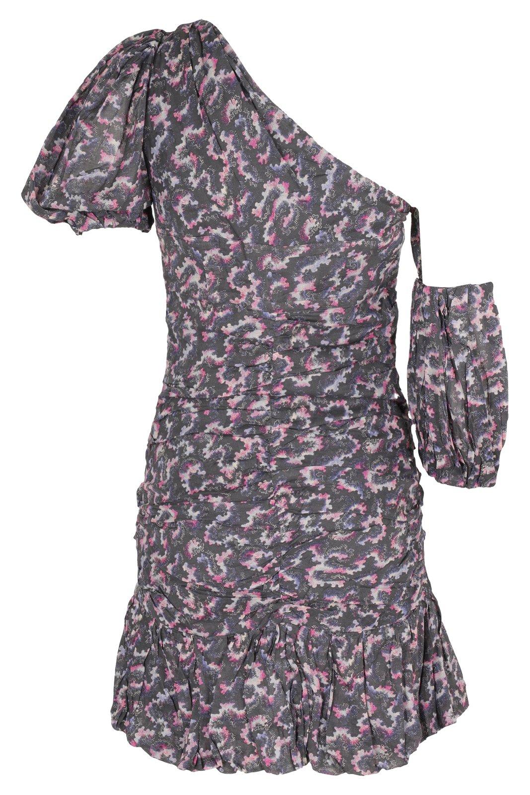 ISABEL MARANT ÉTOILE LECIA ASYMMETRIC MINI DRESS