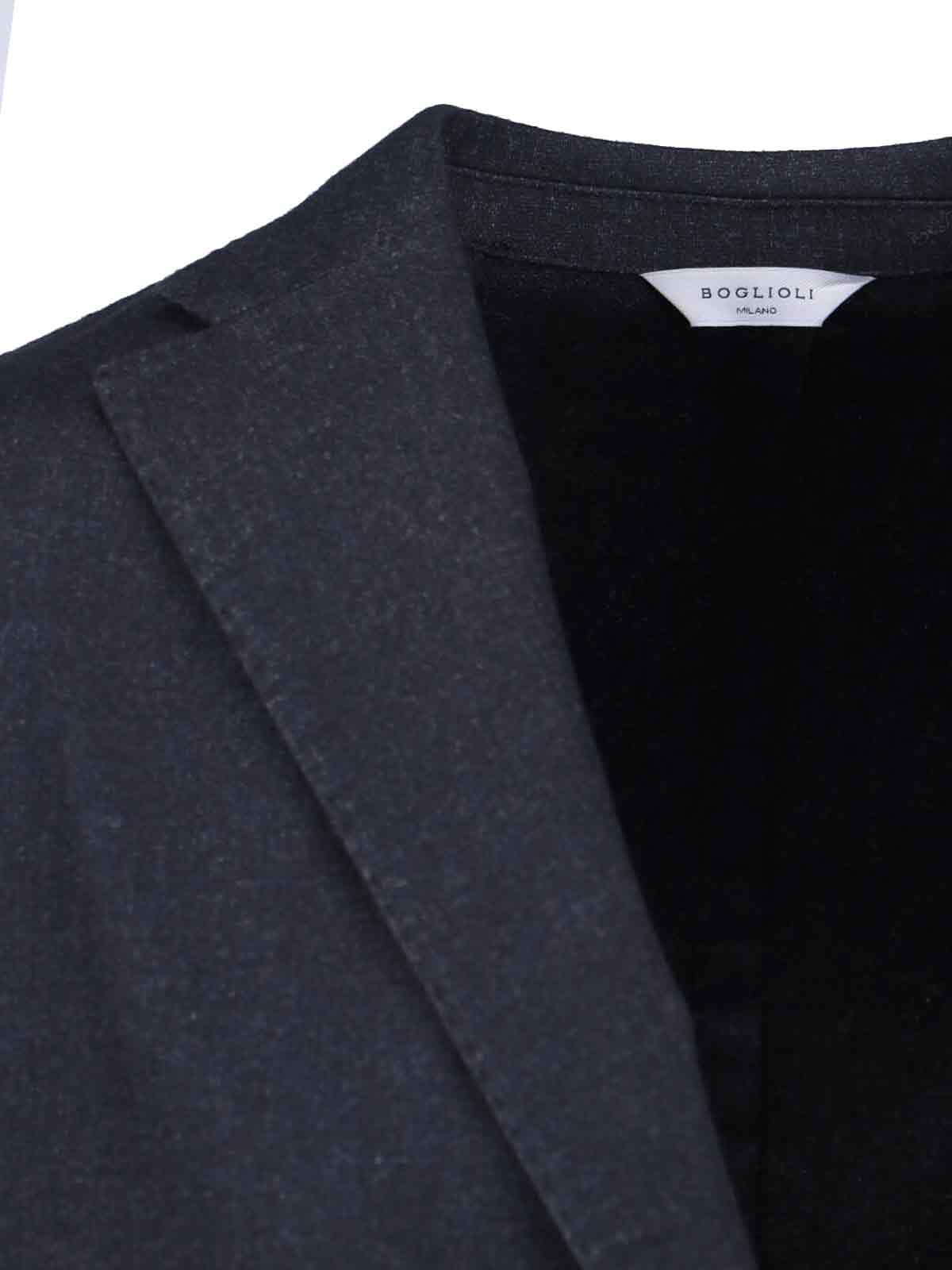 Boglioli Wool High Performance K-jacket In Blue