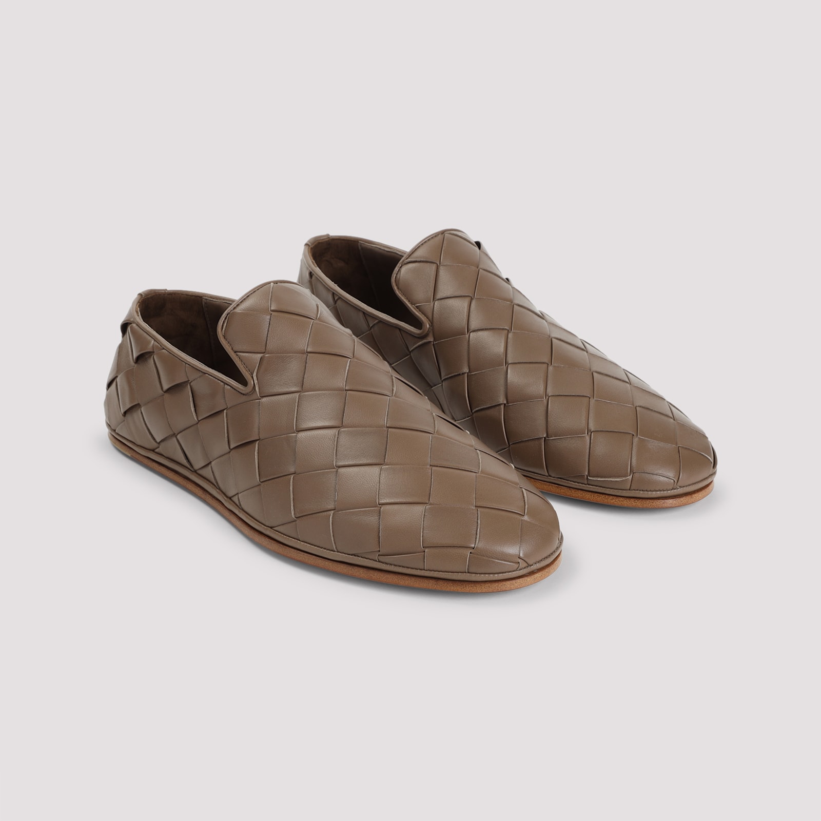 Bottega Veneta Sunday Slippers In Pinecone