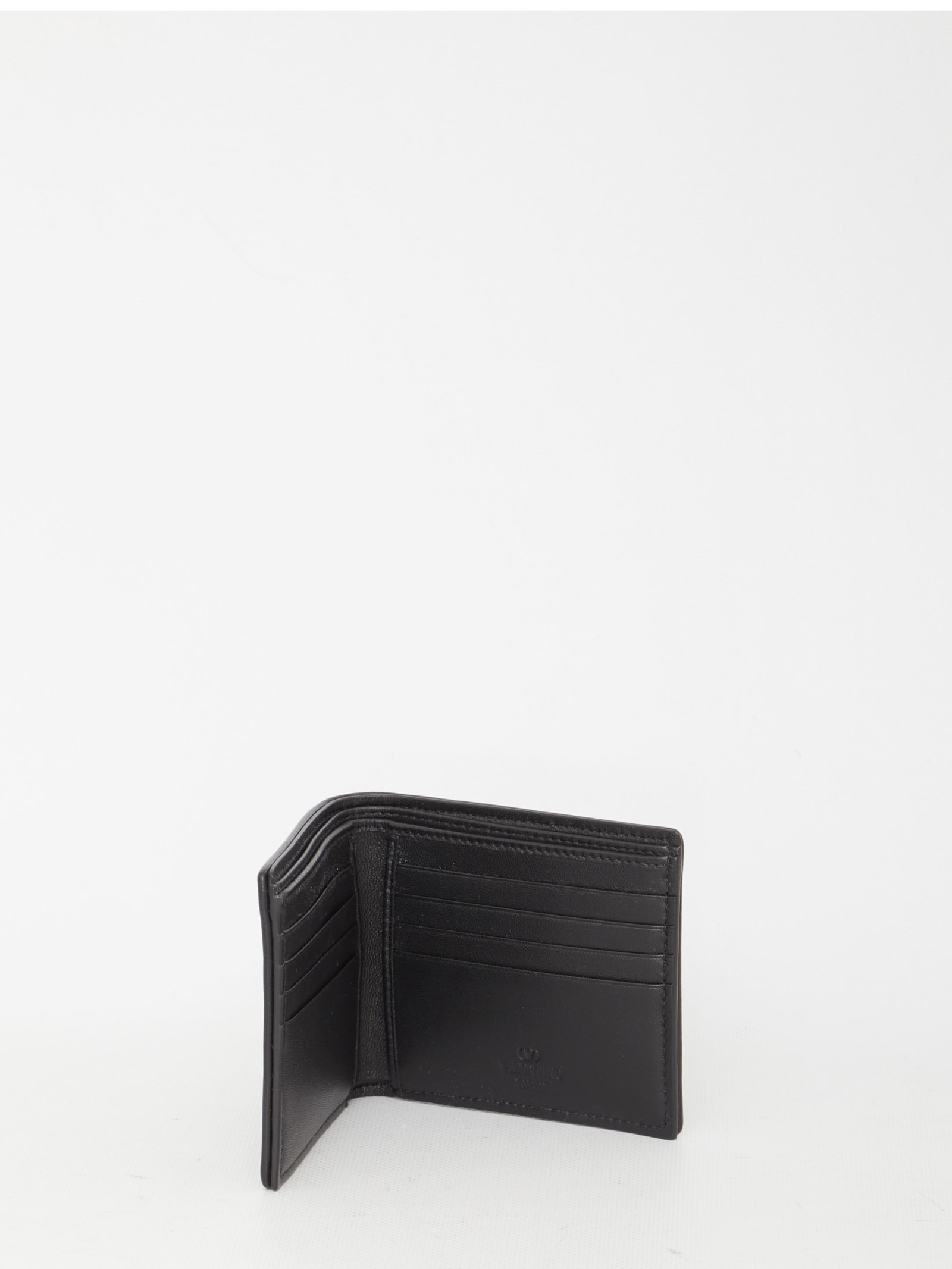 Shop Valentino Toile Iconographe Wallet In Black
