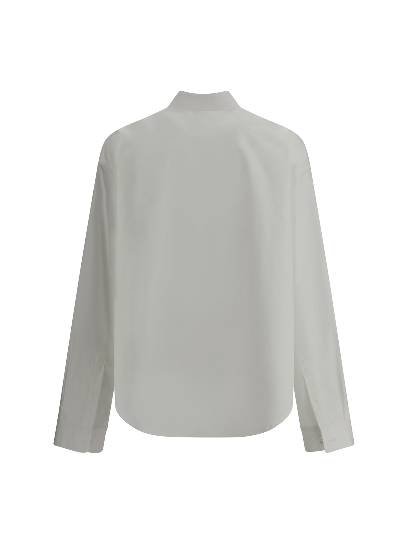 Balenciaga Cotton Shirt With Pockets And Collar