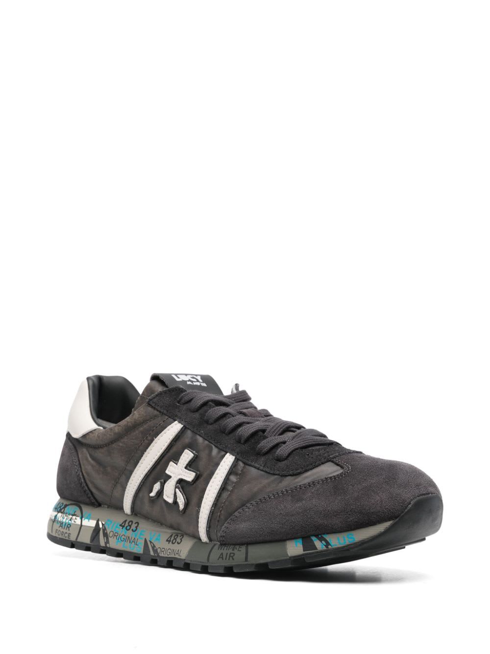 Shop Premiata Lucy Sneakers In Black White