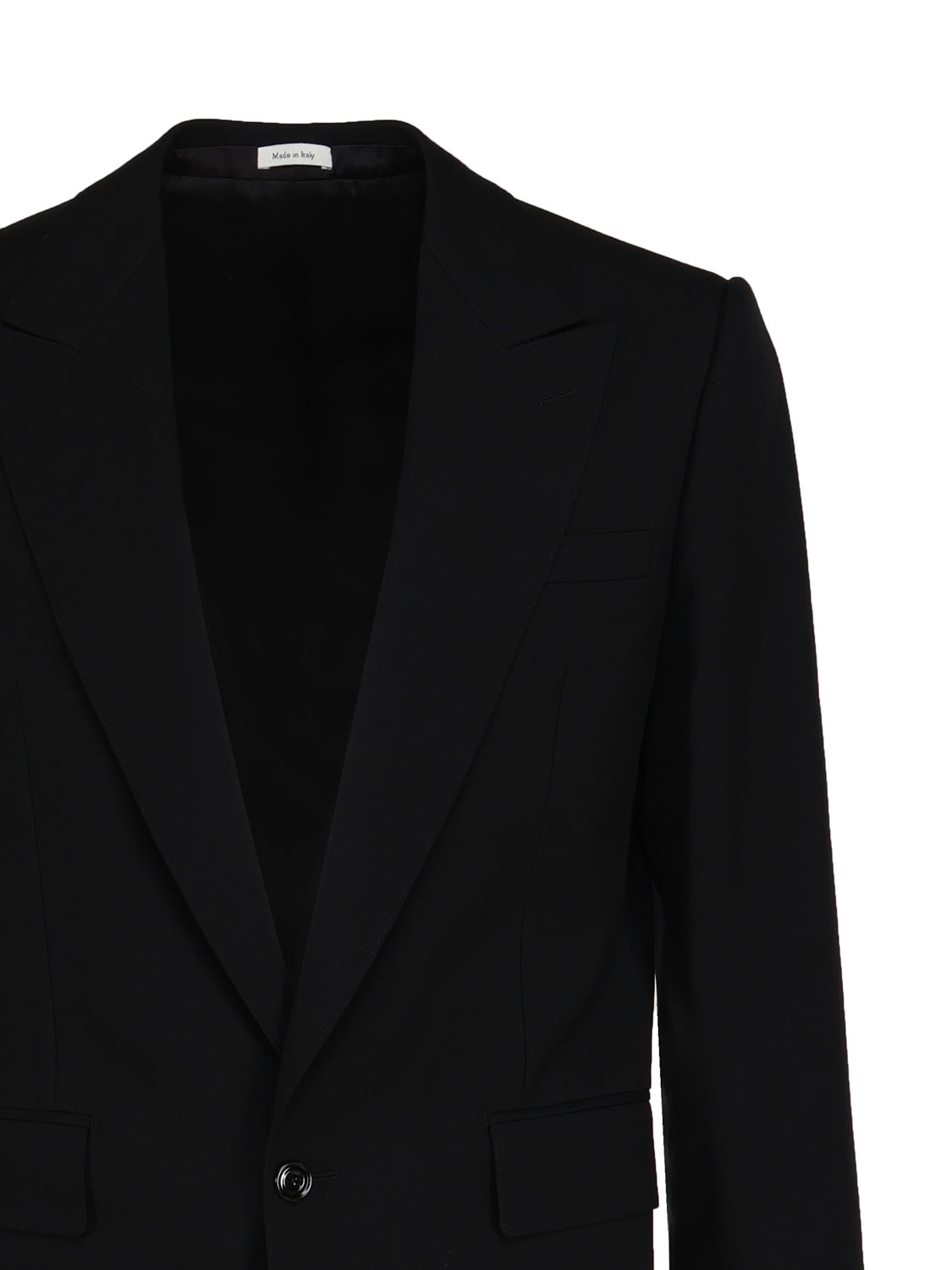Shop Alexander Mcqueen Single-breasted Blazer In Black