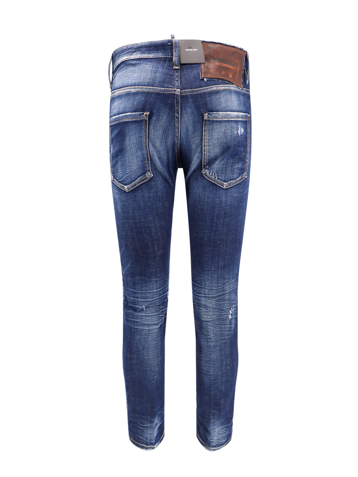 Dsquared2 Jeans With Maxi Logo Tag