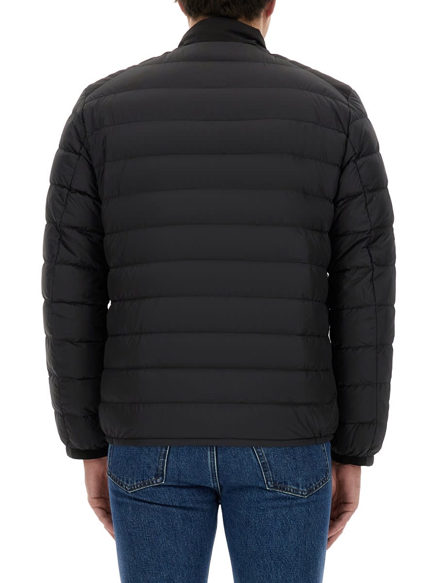 Shop Woolrich Jacket With Logo In Black