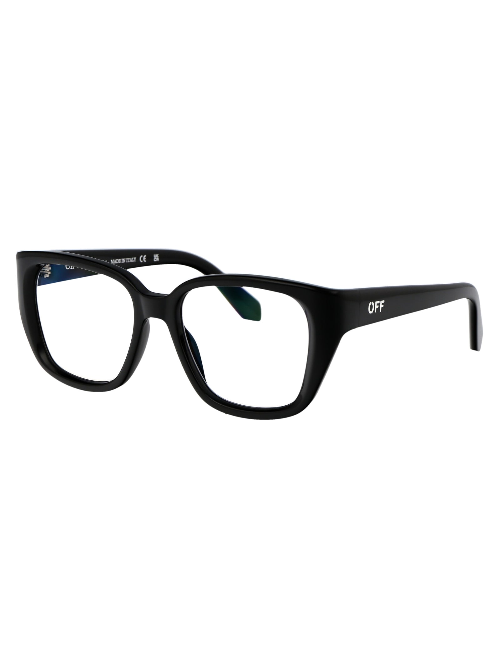 Shop Off-white Optical Style 63 Glasses In 1000 Black