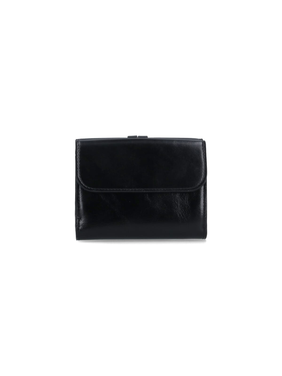 Chloé Alphabet Leather Wallet In Black