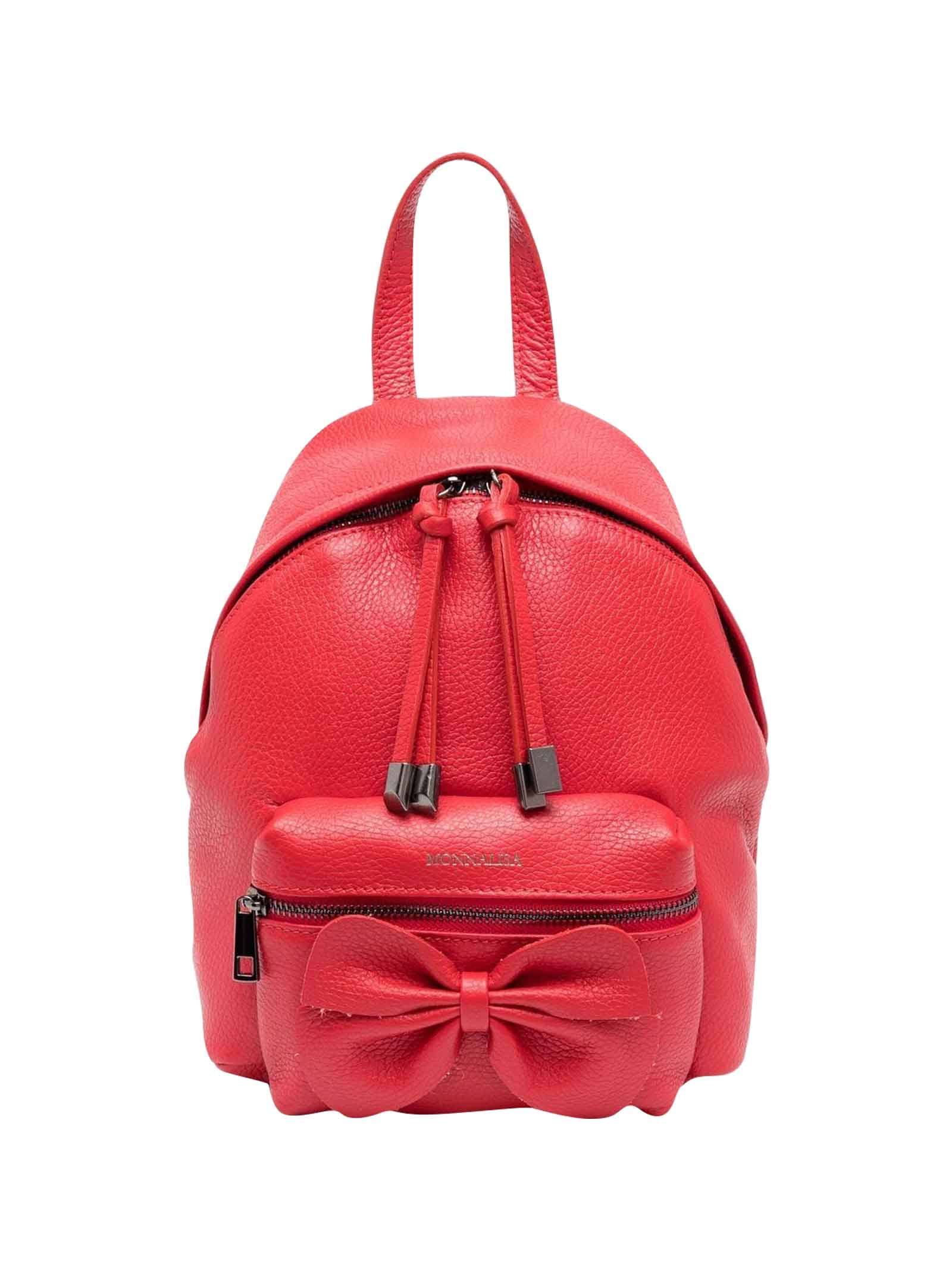 Monnalisa Red Backpack