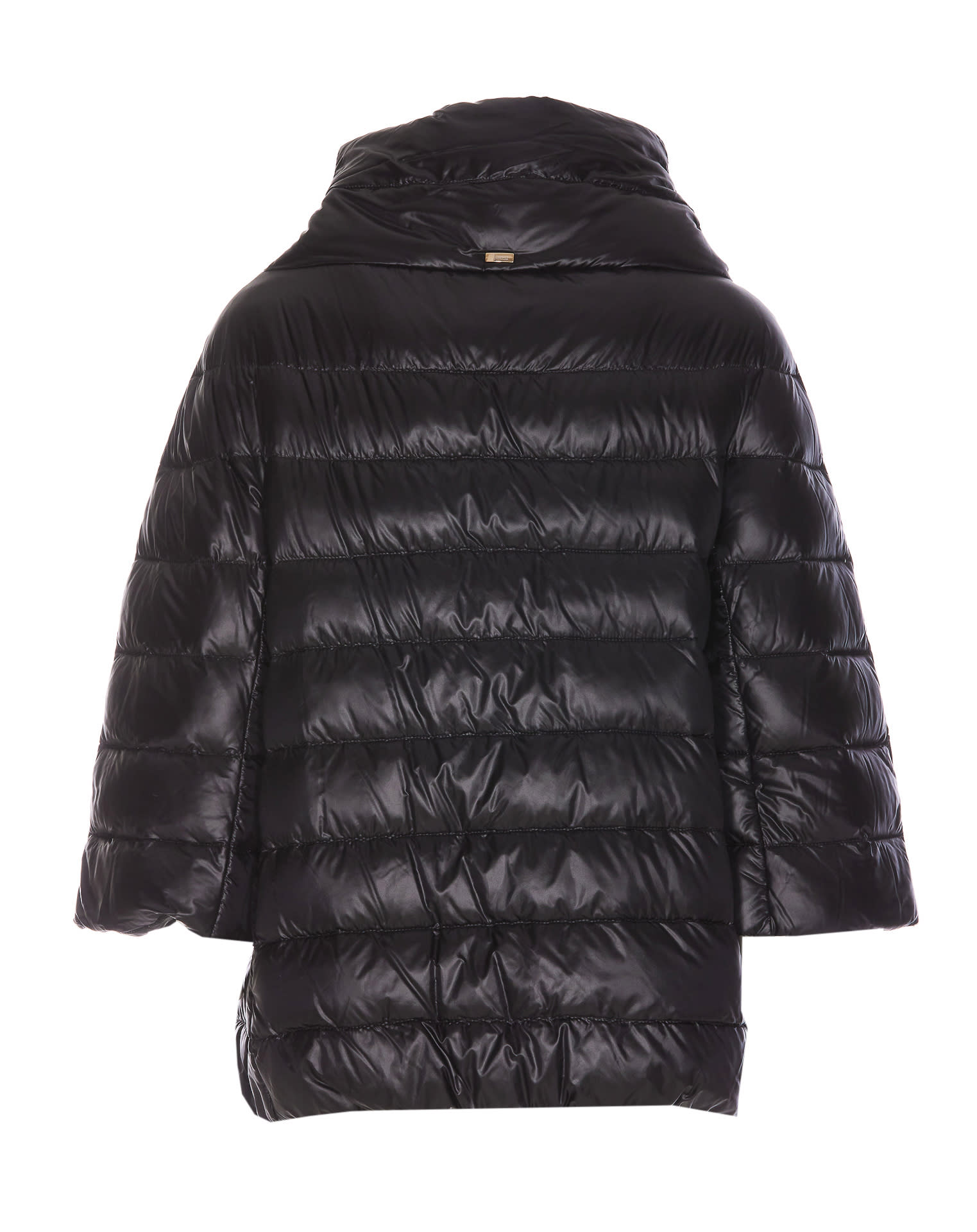 Herno Sofia Quilted Nylon Down Jacket In Black